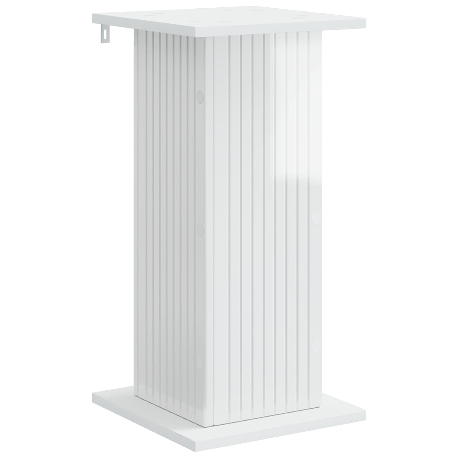 Supporto per piante Bianco Lucido 30,5 x 30 x 60,5 cm
