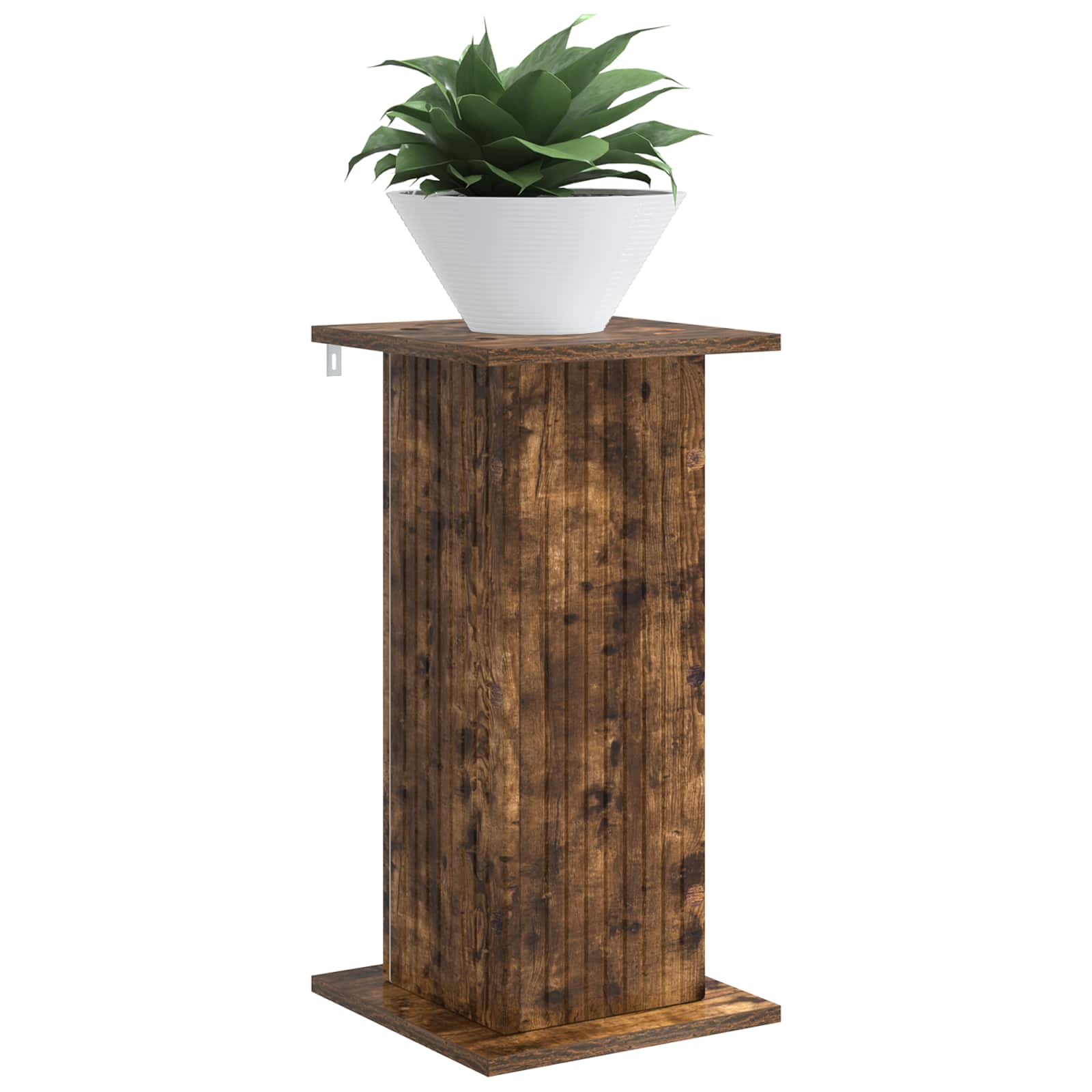 Supporto per piante Rovere Fumo 30,5 x 30 x 60,5 cm