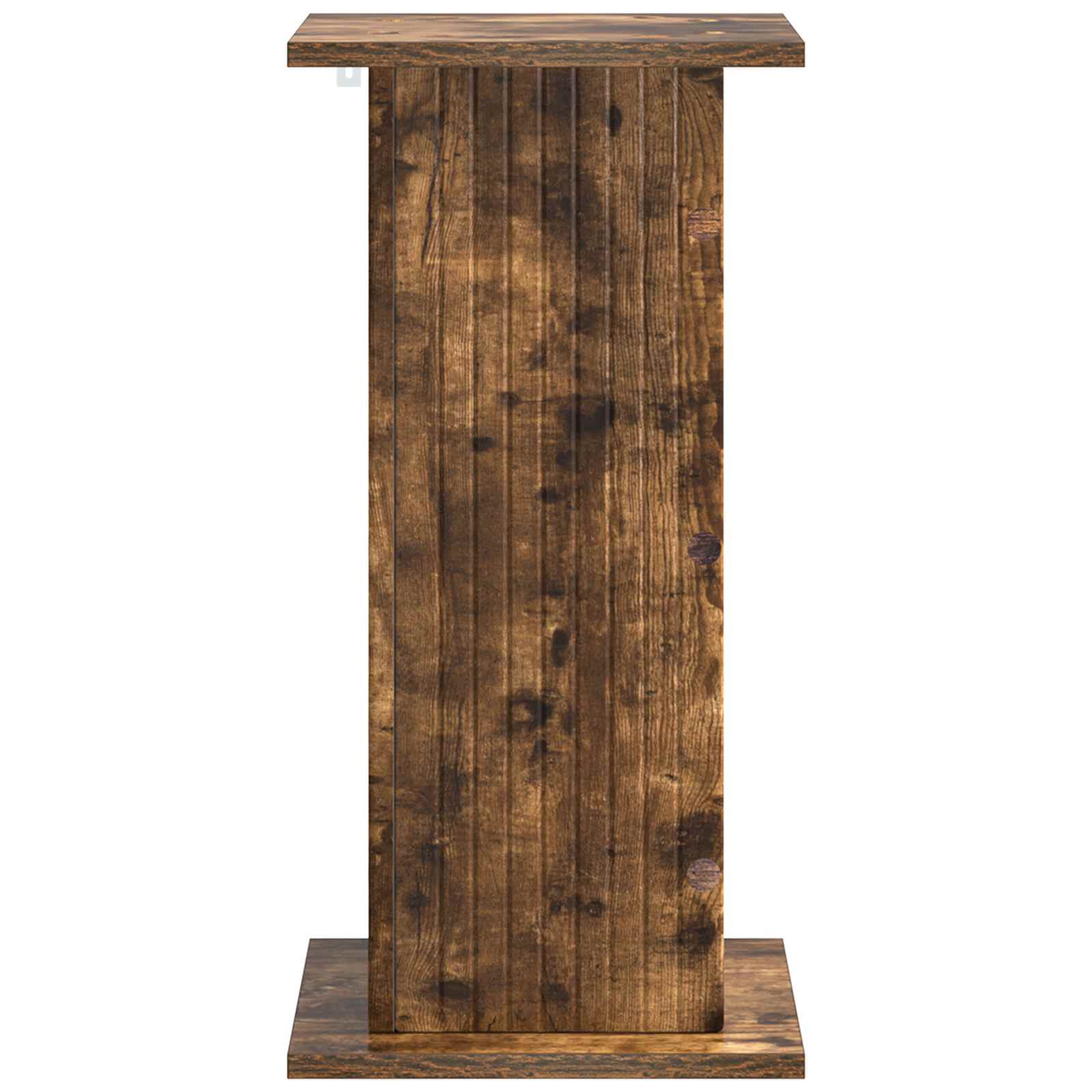 Supporto per piante 2 pz Rovere Fumo 30,5 x 30 x 60,5 cm