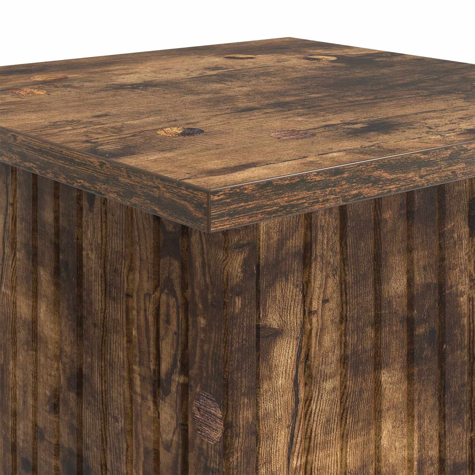 Supporto per piante 2 pz Rovere Fumo 30,5 x 30 x 60,5 cm