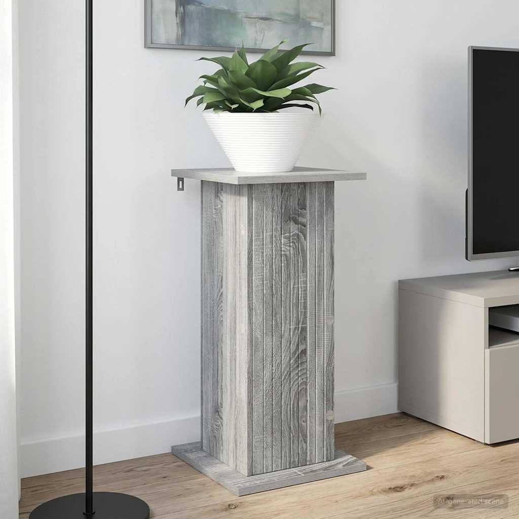 Supporto per piante 2 pz Grigio Sonoma 30,5 x 30 x 60,5 cm