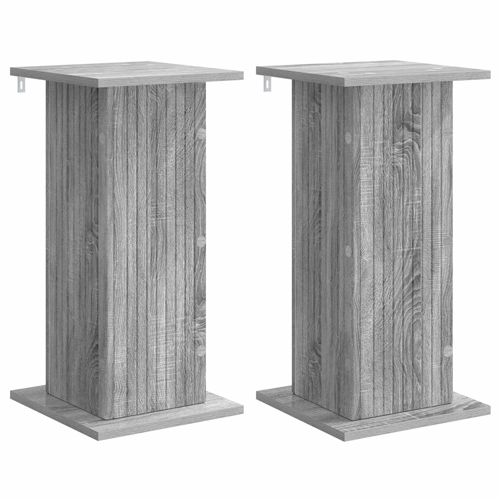 Supporto per piante 2 pz Grigio Sonoma 30,5 x 30 x 60,5 cm
