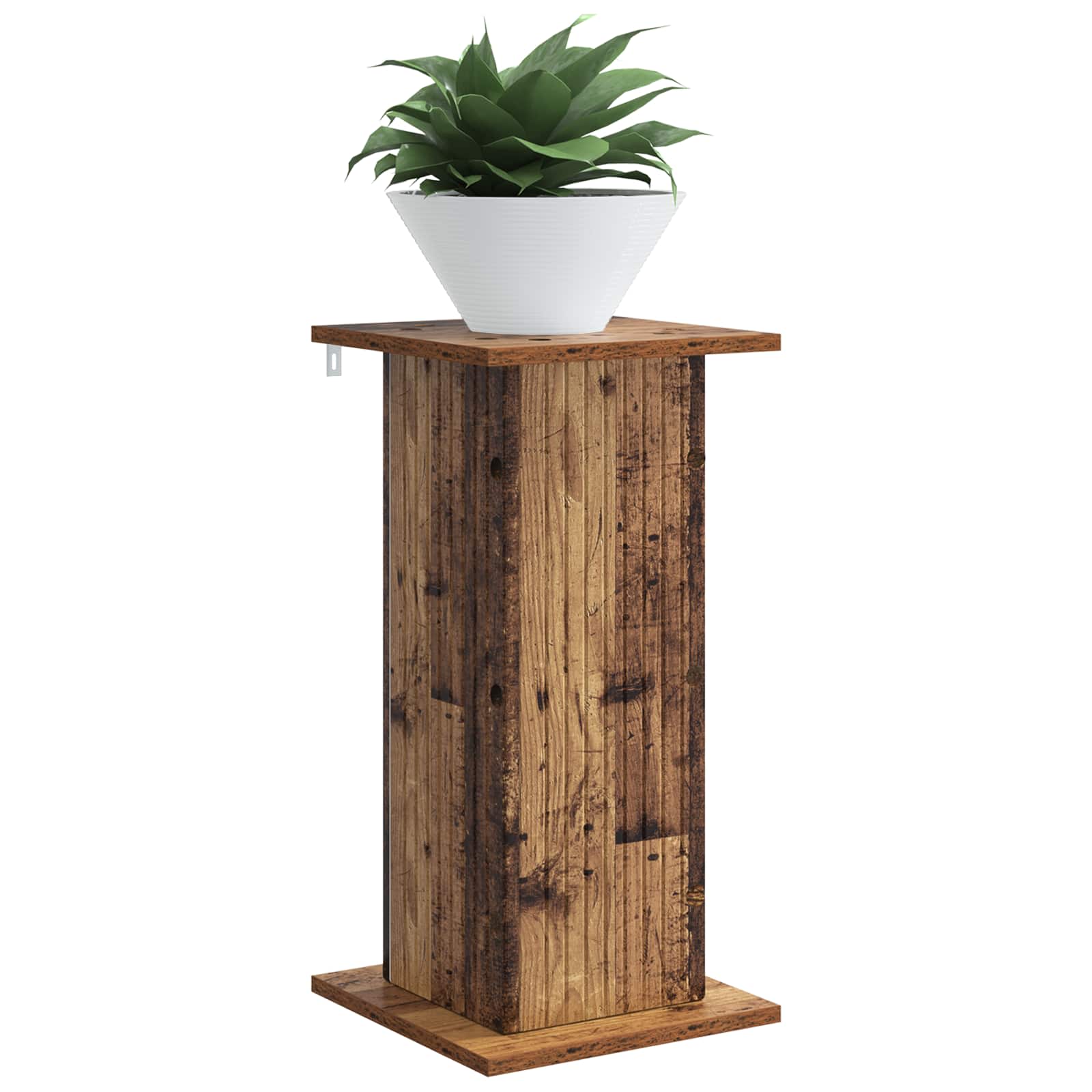 Supporto per piante 2 pz Legno antico 30,5 x 30 x 60,5 cm