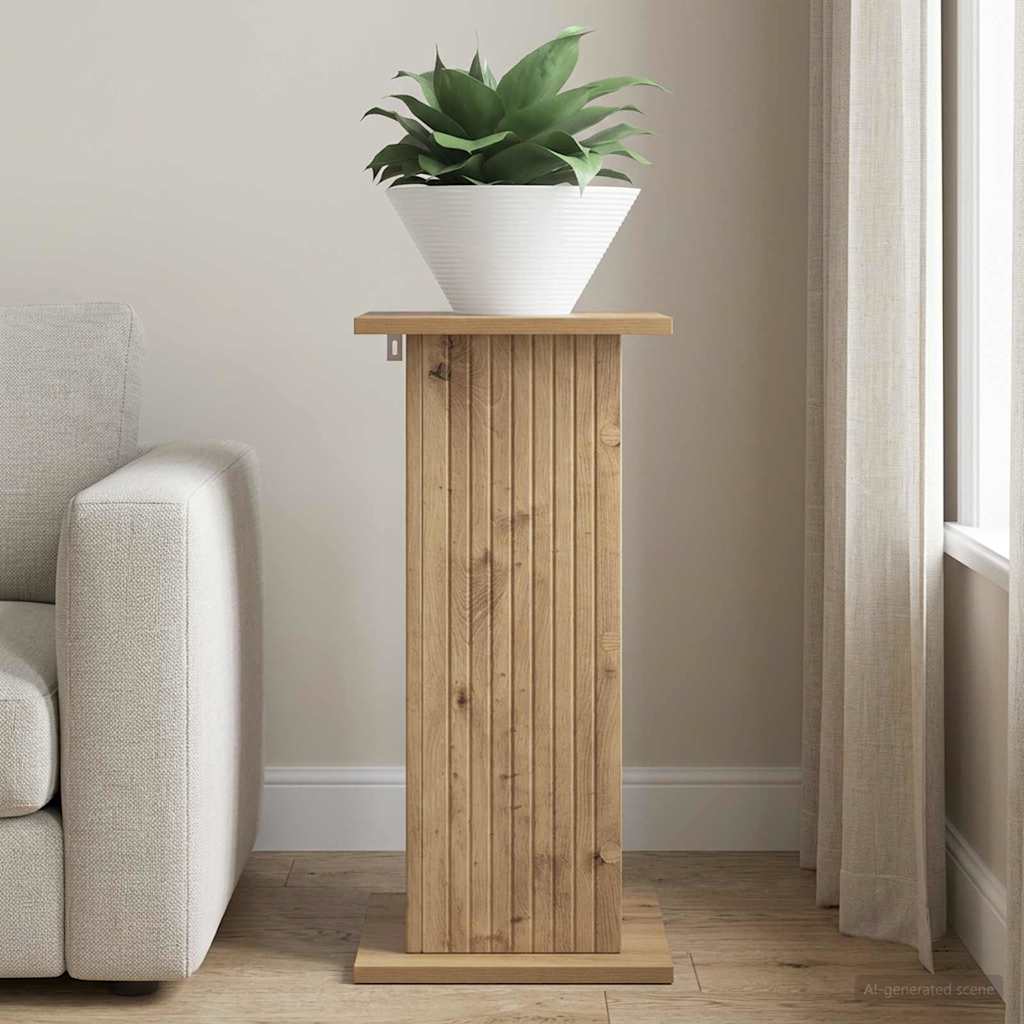 Supporto per piante Rovere Artigianale 30,5 x 30 x 60,5 cm