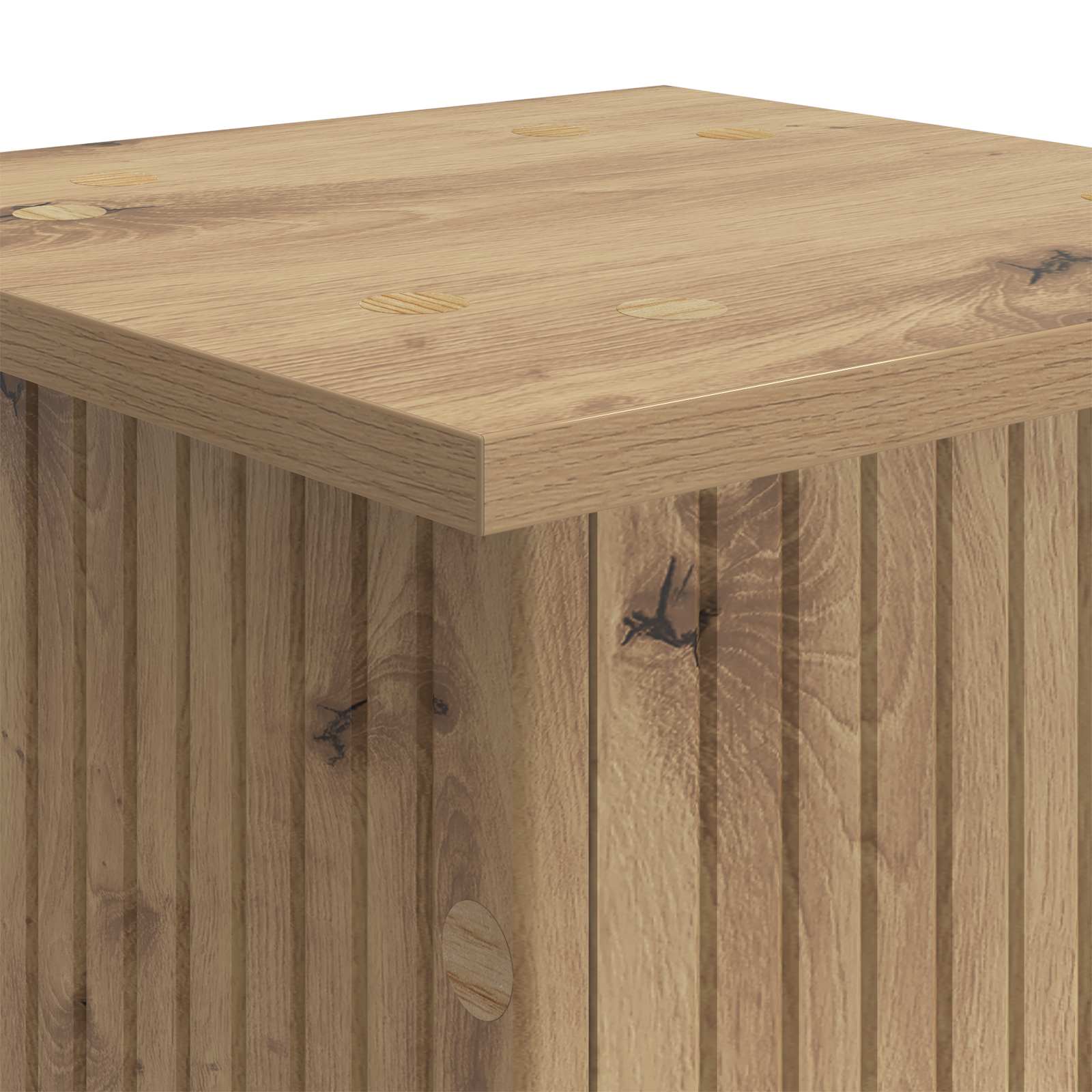 Supporto per piante Rovere Artigianale 30,5 x 30 x 60,5 cm