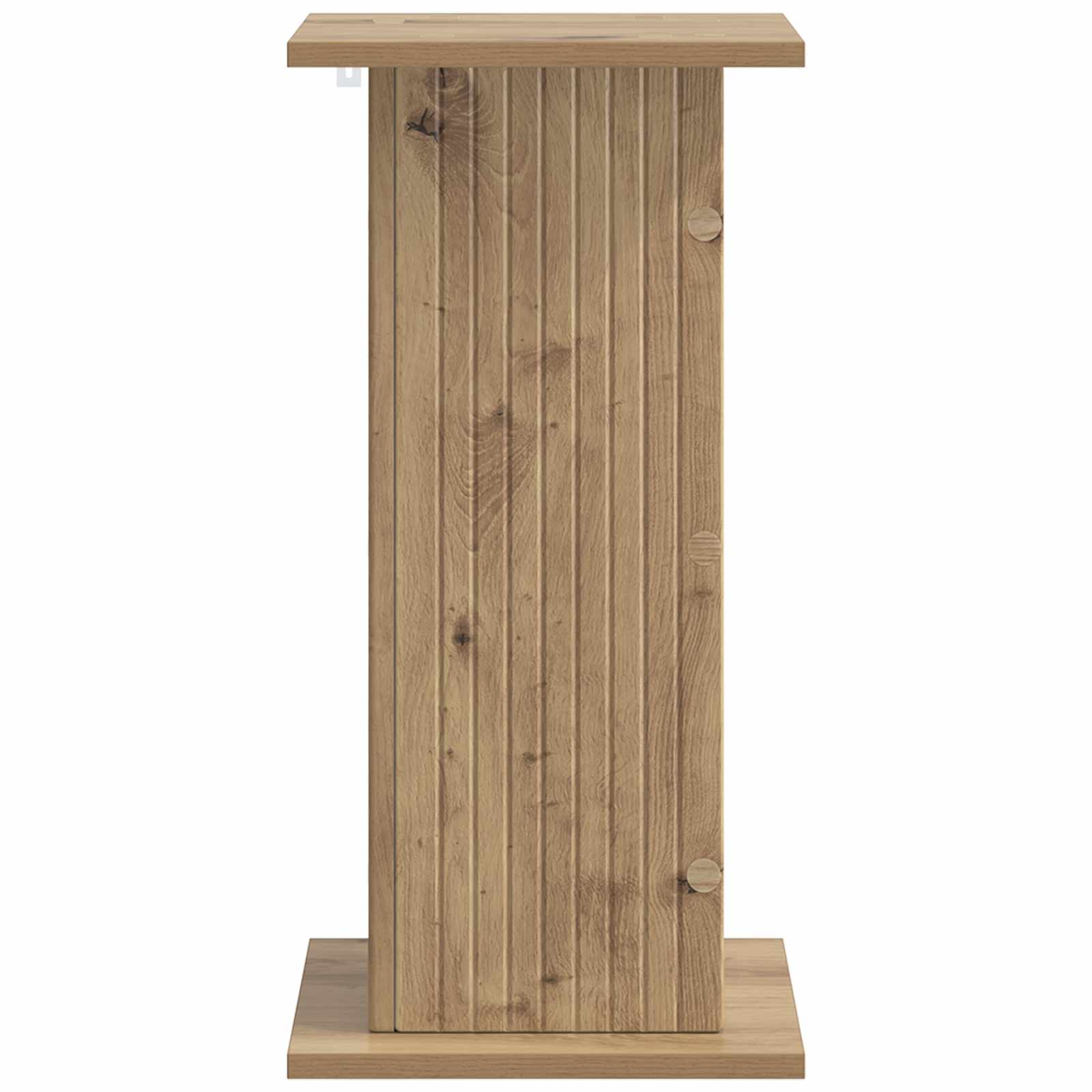 Supporto per piante 2 pz Rovere Artigianale 30,5 x 30 x 60,5 cm