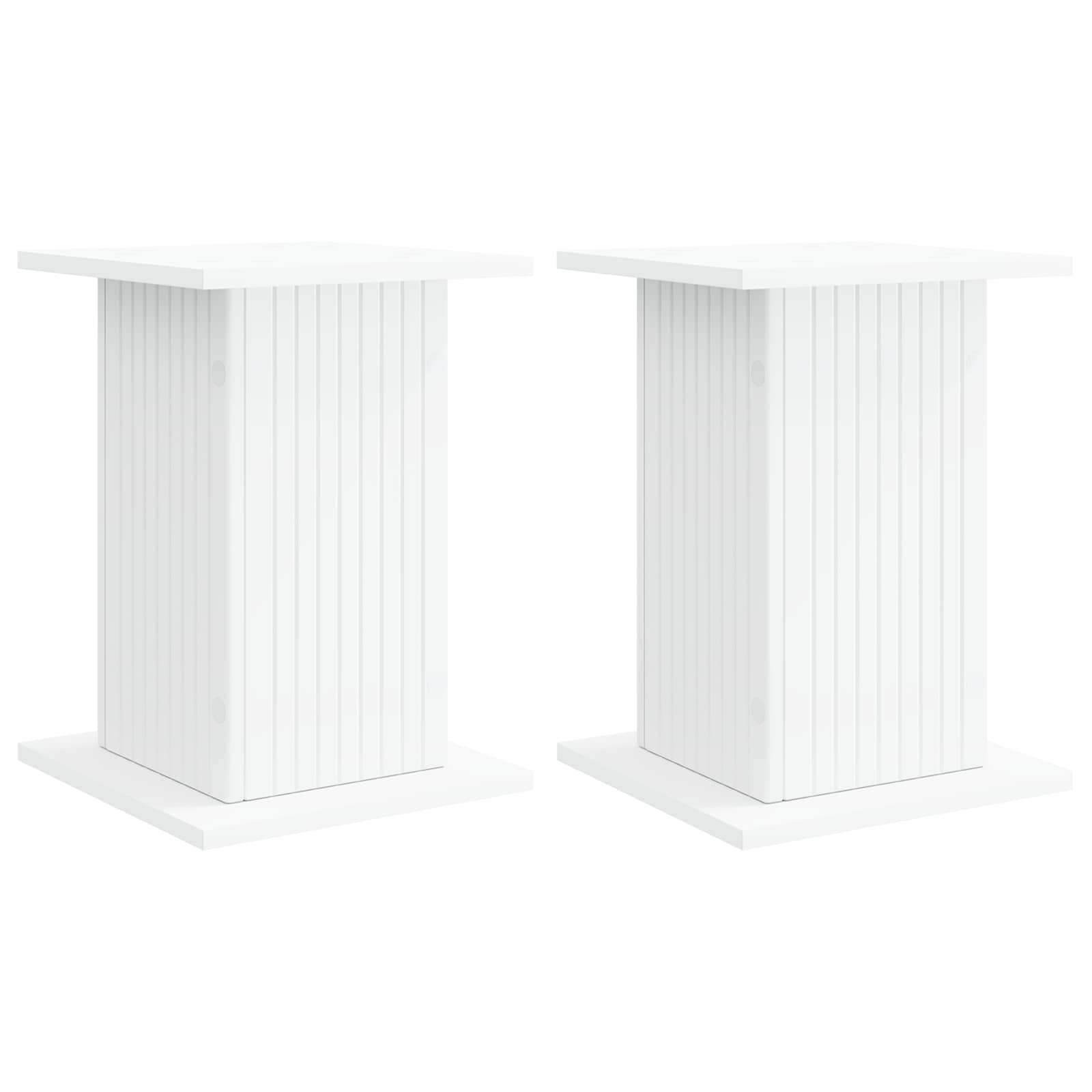 Supporto per piante 2 pz Bianco 30,5 x 30 x 43 cm