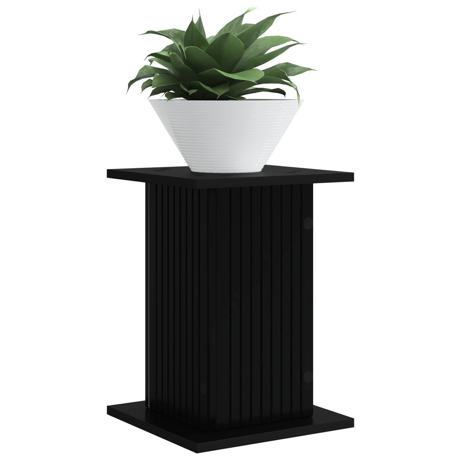 Supporto per piante 2 pz Nero 30,5 x 30 x 43 cm