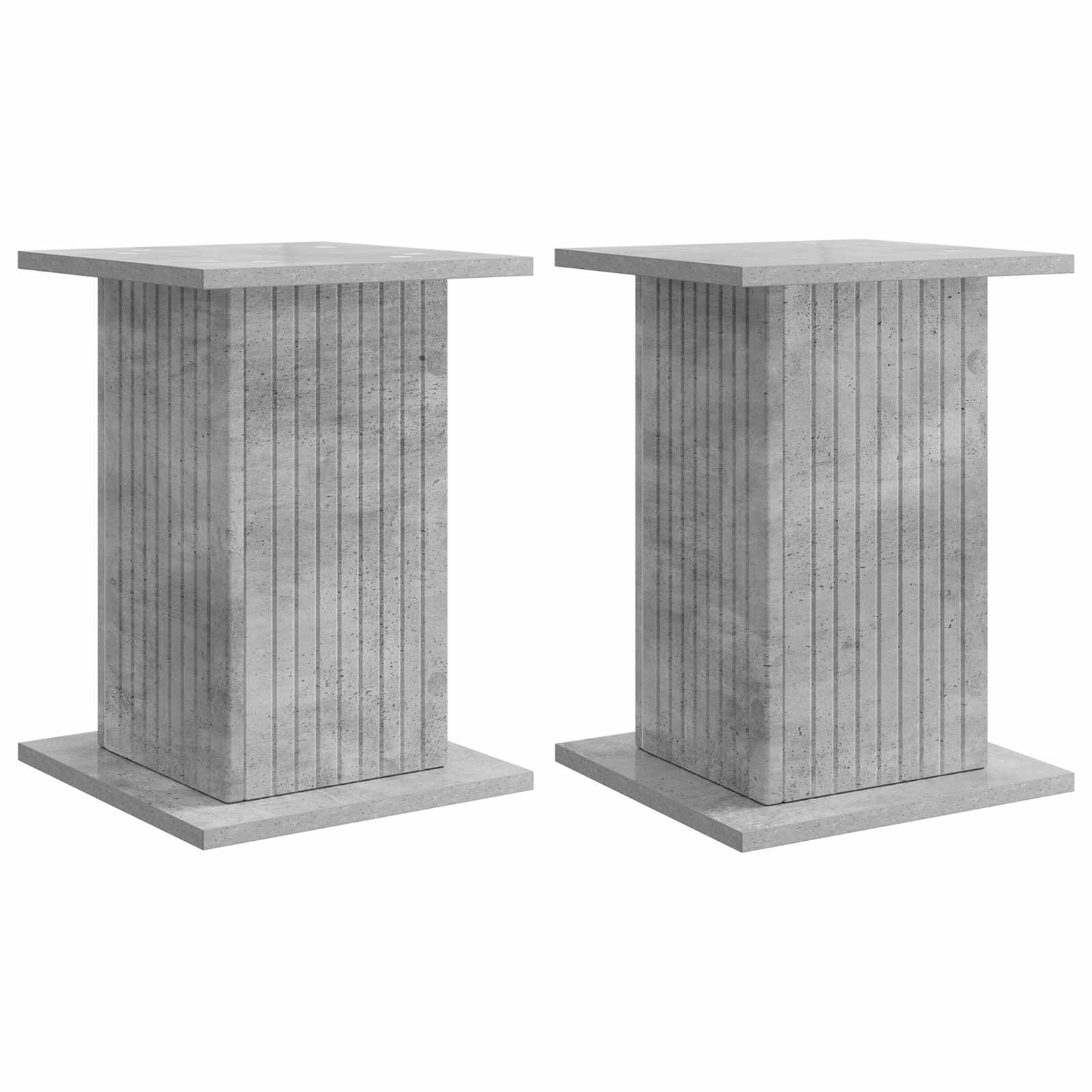 Supporto per piante 2 pz Grigio Cemento 30,5 x 30 x 43 cm
