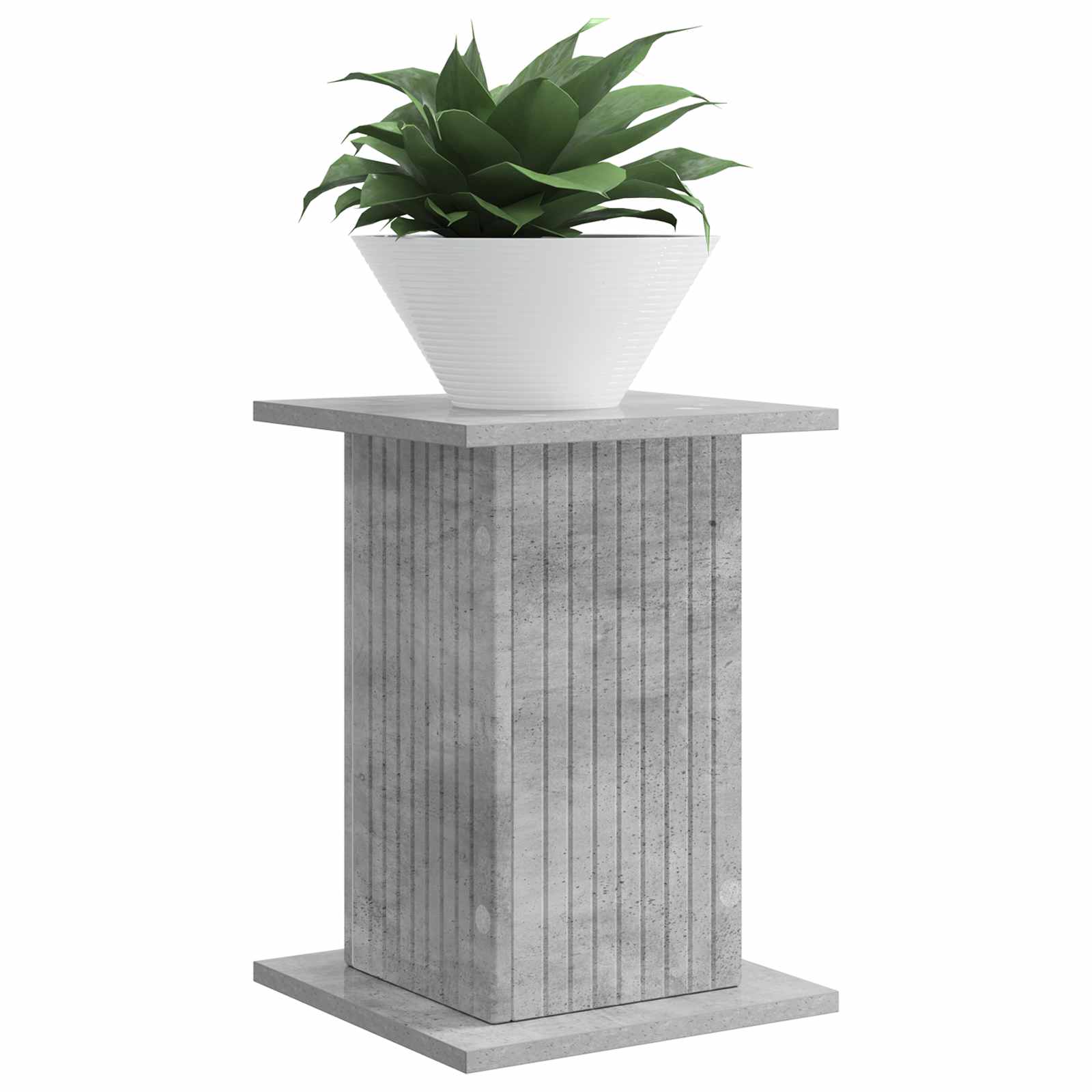 Supporto per piante 2 pz Grigio Cemento 30,5 x 30 x 43 cm