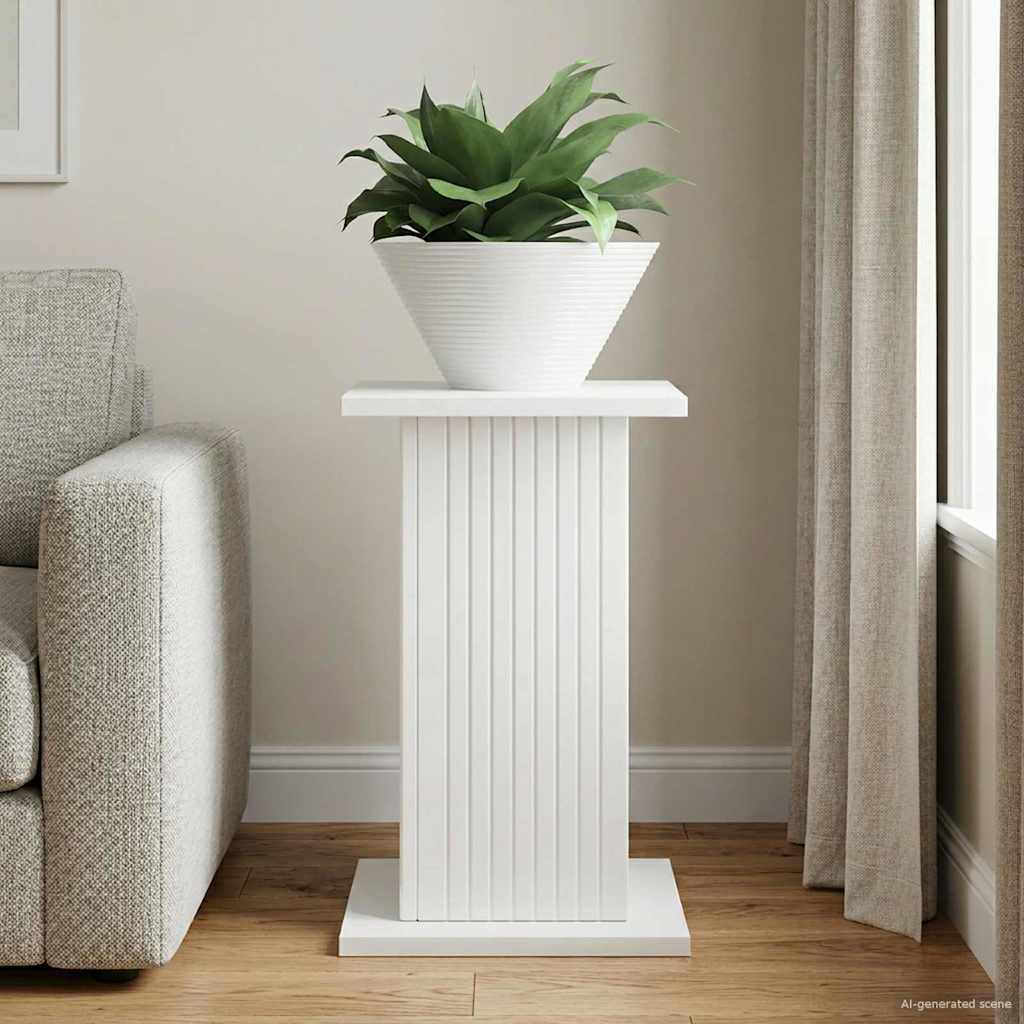 Supporto per piante Bianco Lucido 30,5 x 30 x 43 cm