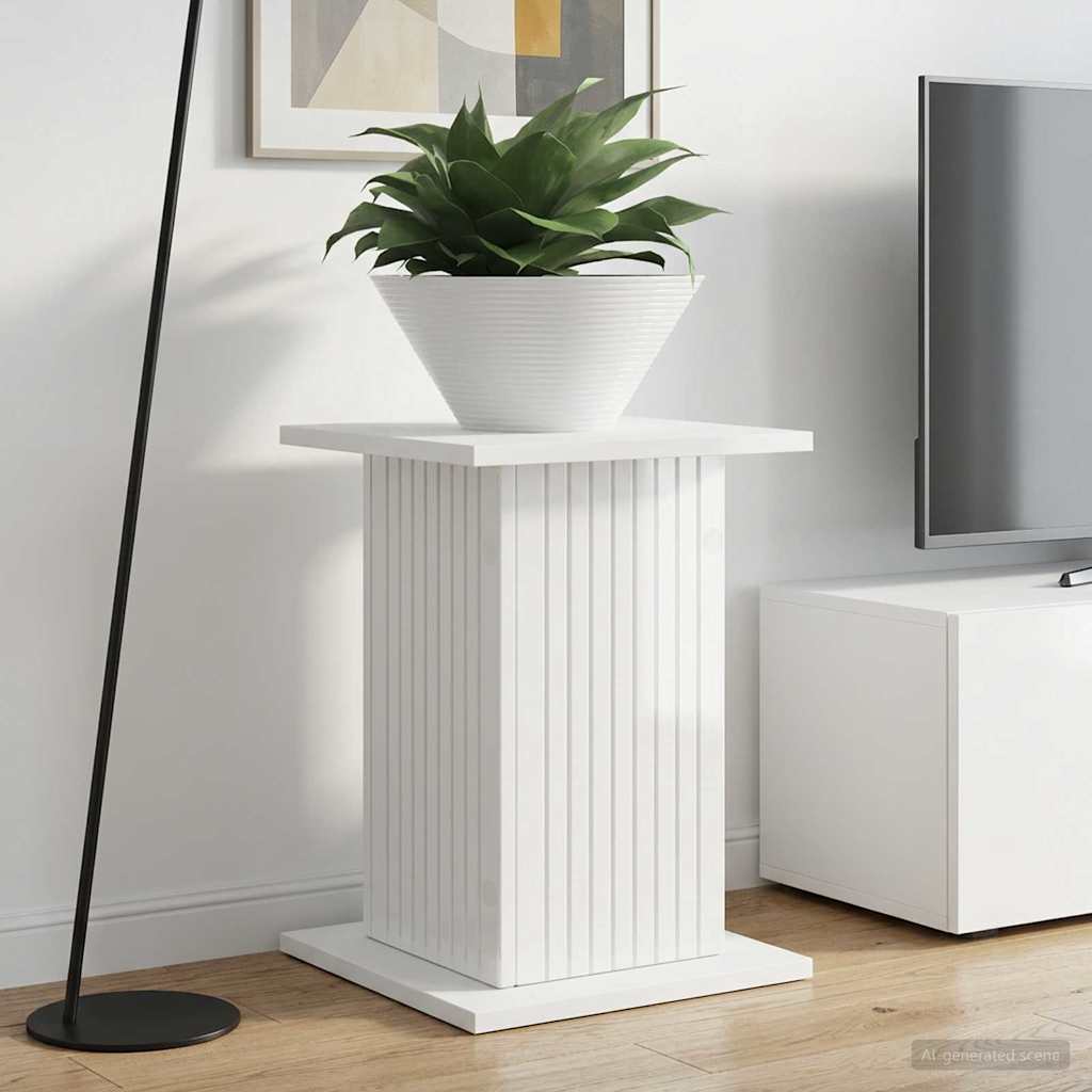Supporto per piante Bianco Lucido 30,5 x 30 x 43 cm