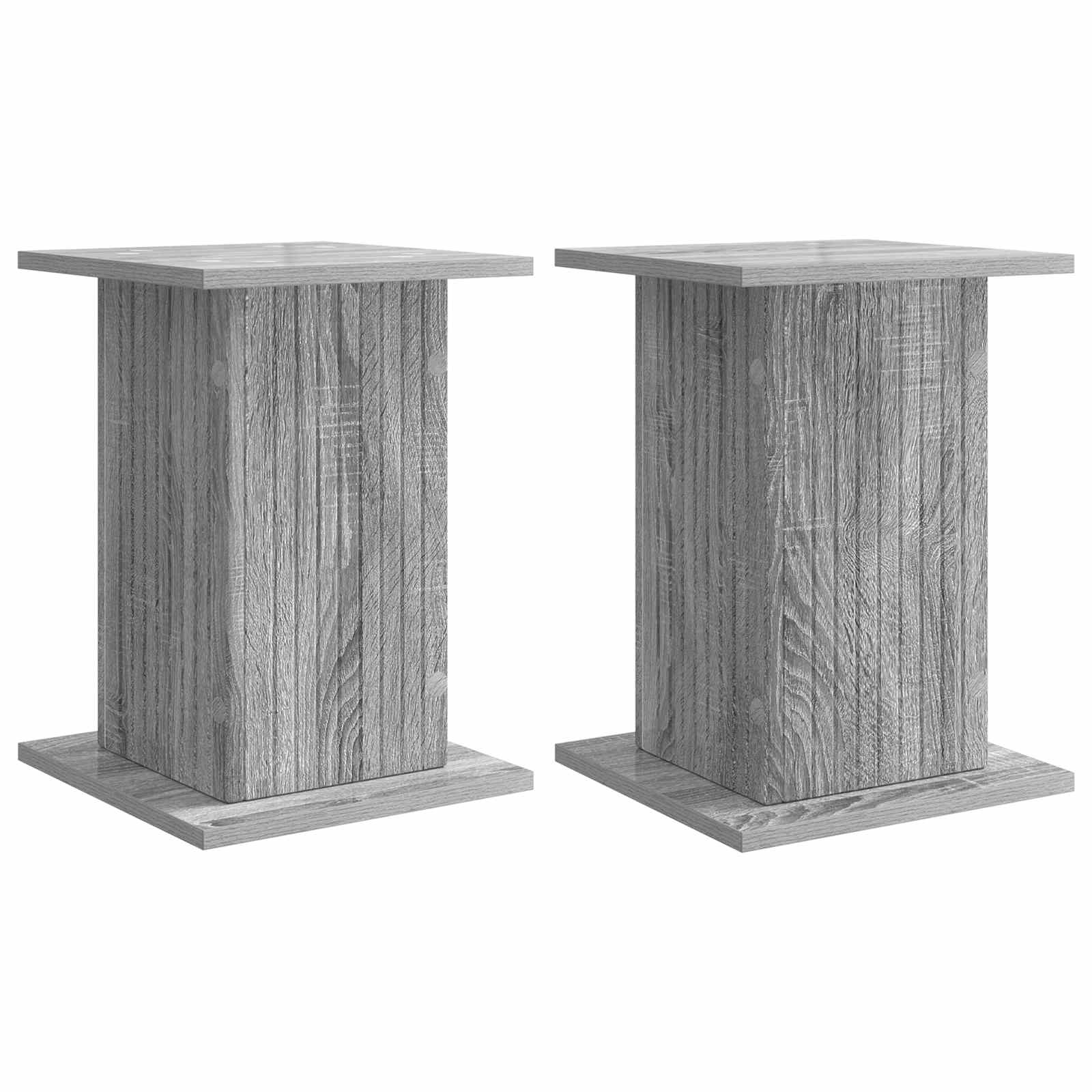 Supporto per piante 2 pz Grigio Sonoma 30,5 x 30 x 43 cm