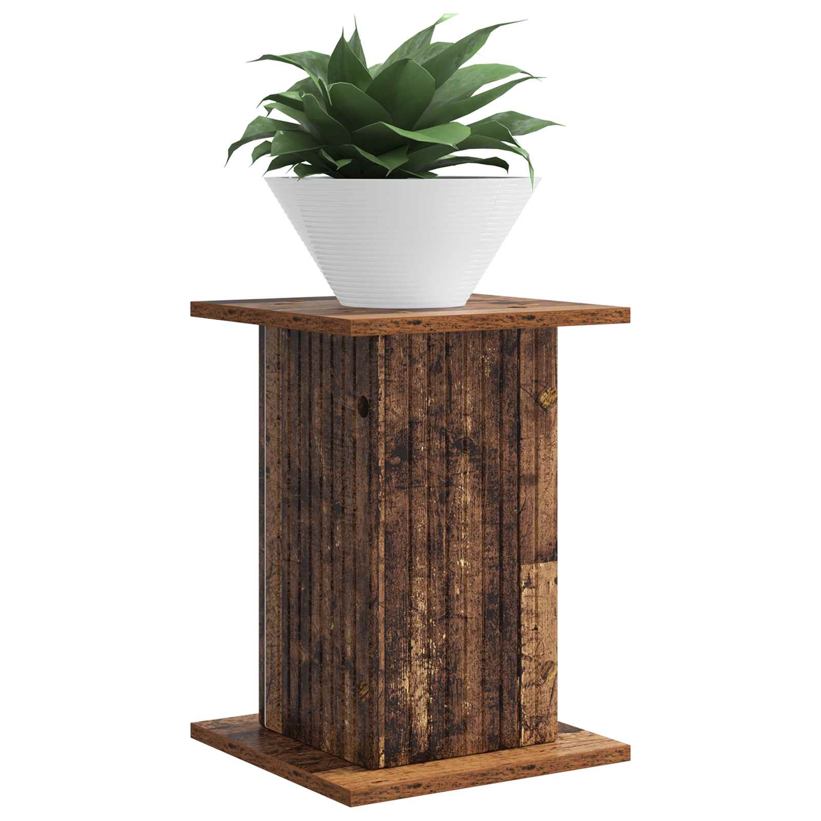 Supporto per piante 2 pz Legno antico 30,5 x 30 x 43 cm