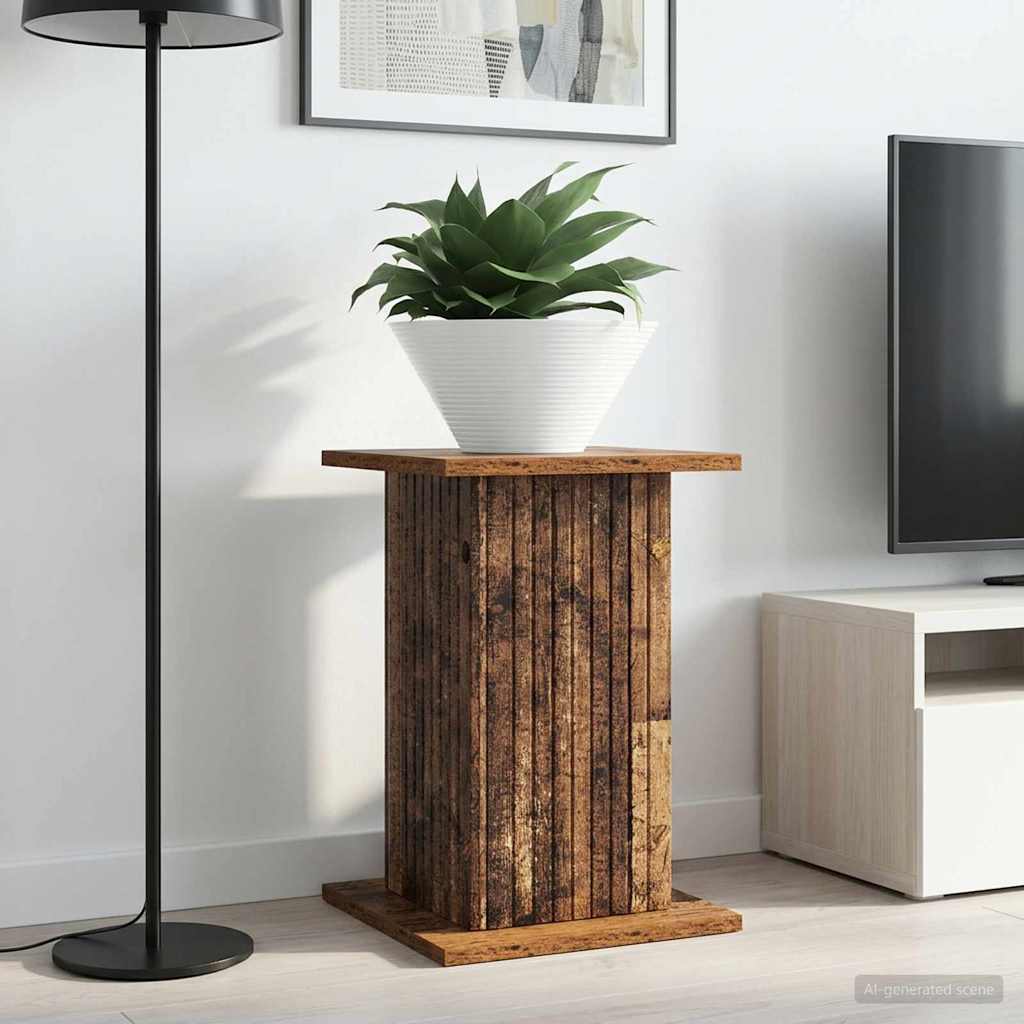 Supporto per piante 2 pz Legno antico 30,5 x 30 x 43 cm