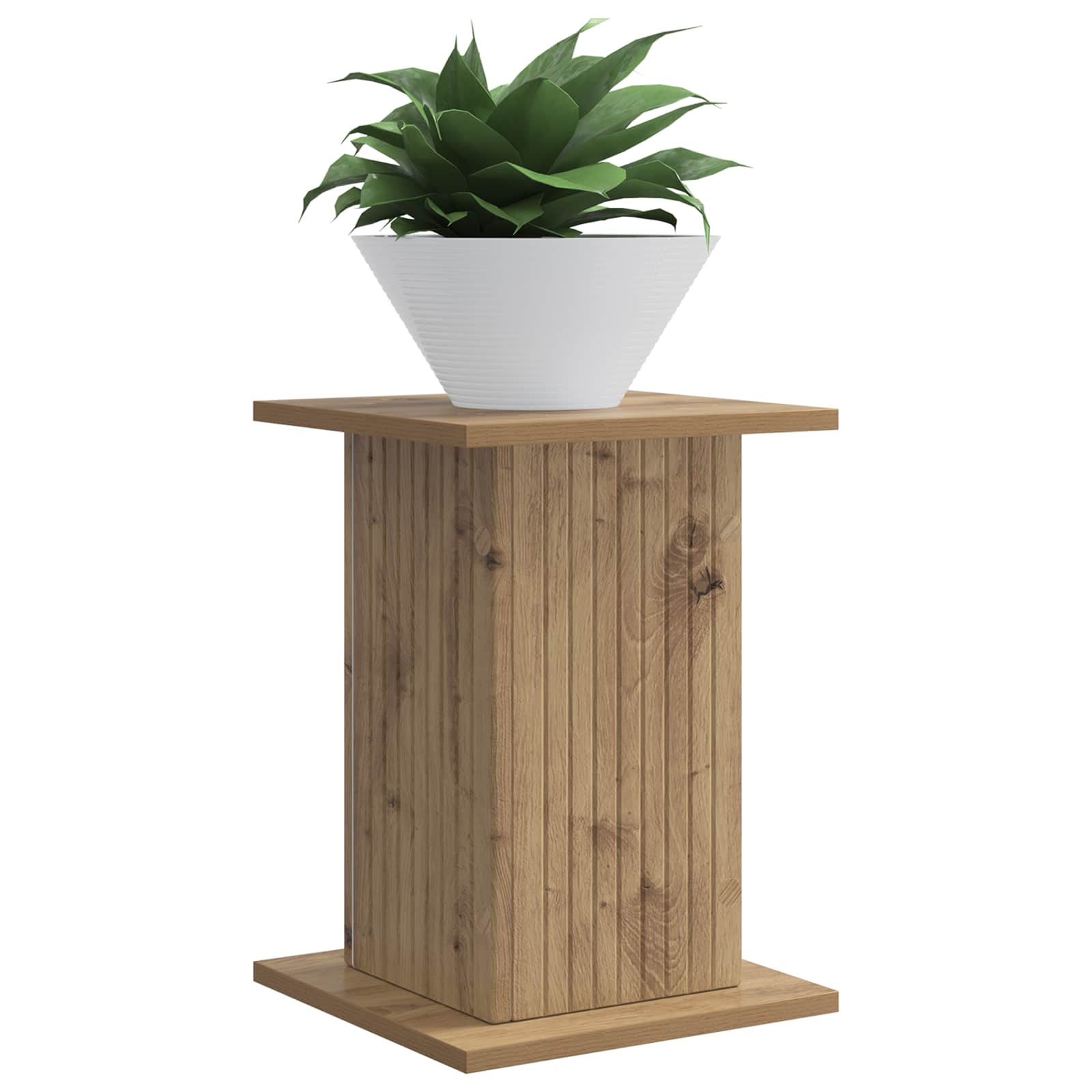 Supporto per piante 2 pz Rovere Artigianale 30,5 x 30 x 43 cm