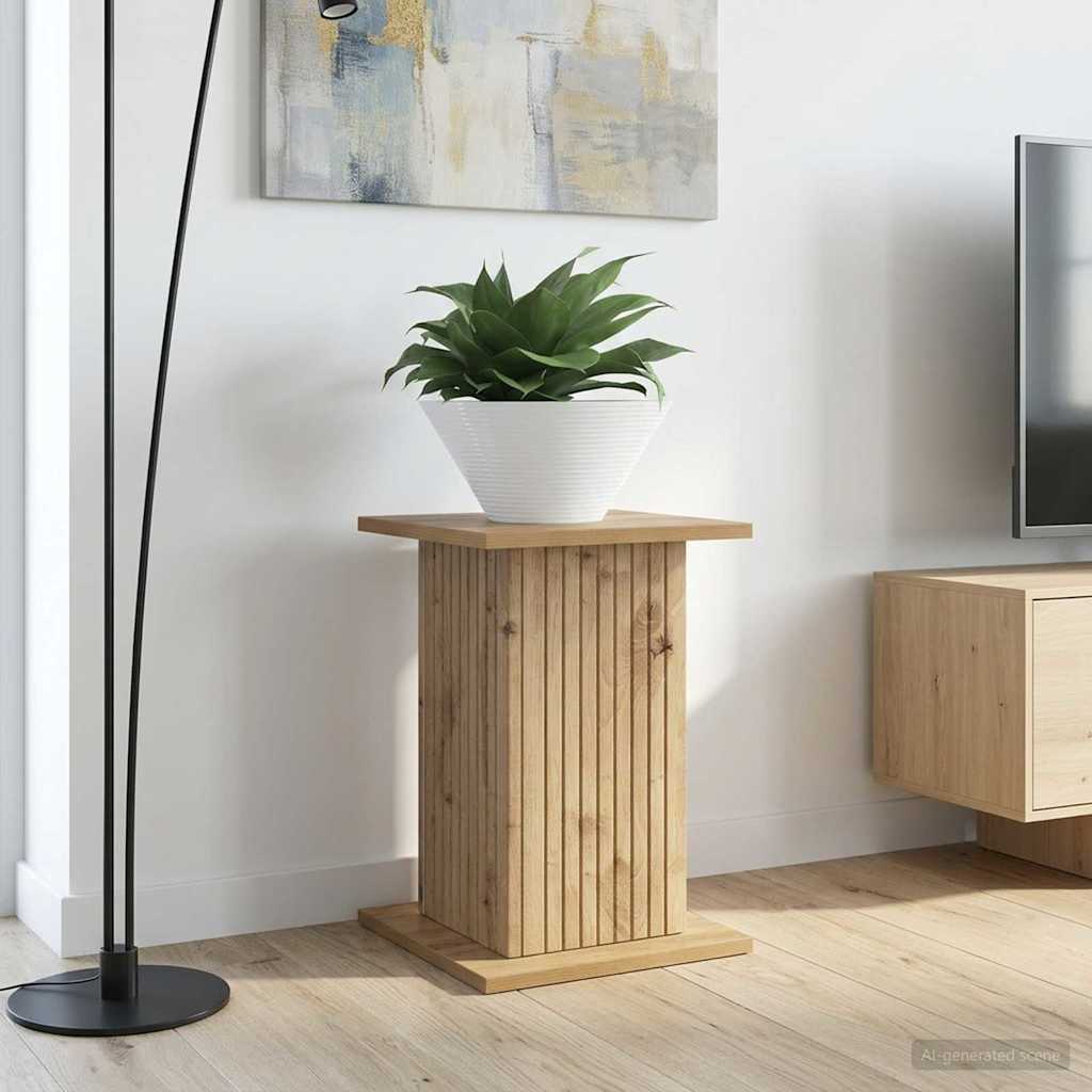 Supporto per piante 2 pz Rovere Artigianale 30,5 x 30 x 43 cm