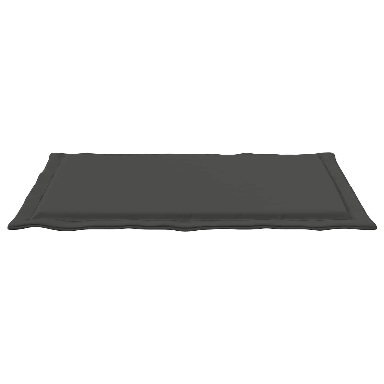 Cuscini per Seduta 2 pz Poliestere Antracite 47 x 36 x 2 cm