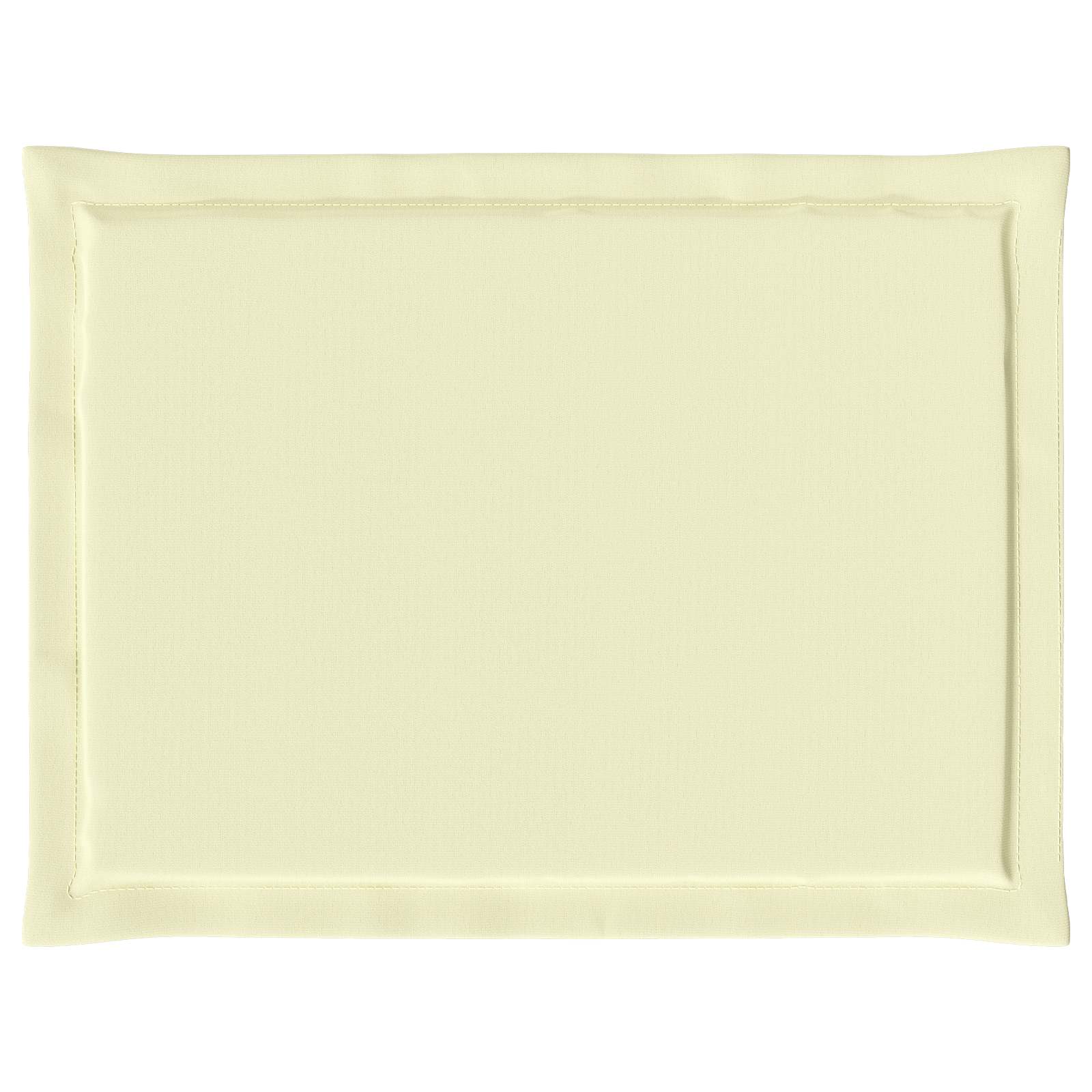 Cuscini per Seduta 4 pz Poliestere Crema 47 x 36 x 2 cm