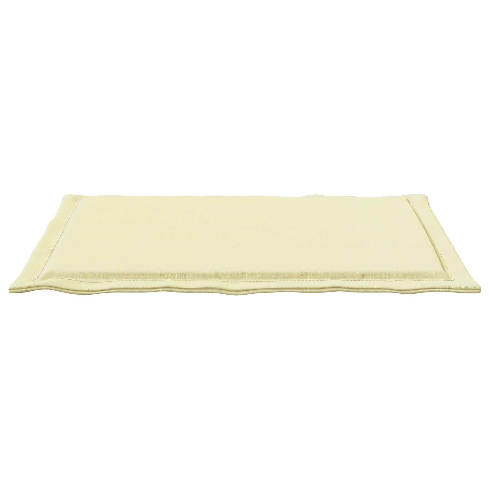 Cuscini per Seduta 4 pz Poliestere Crema 47 x 36 x 2 cm