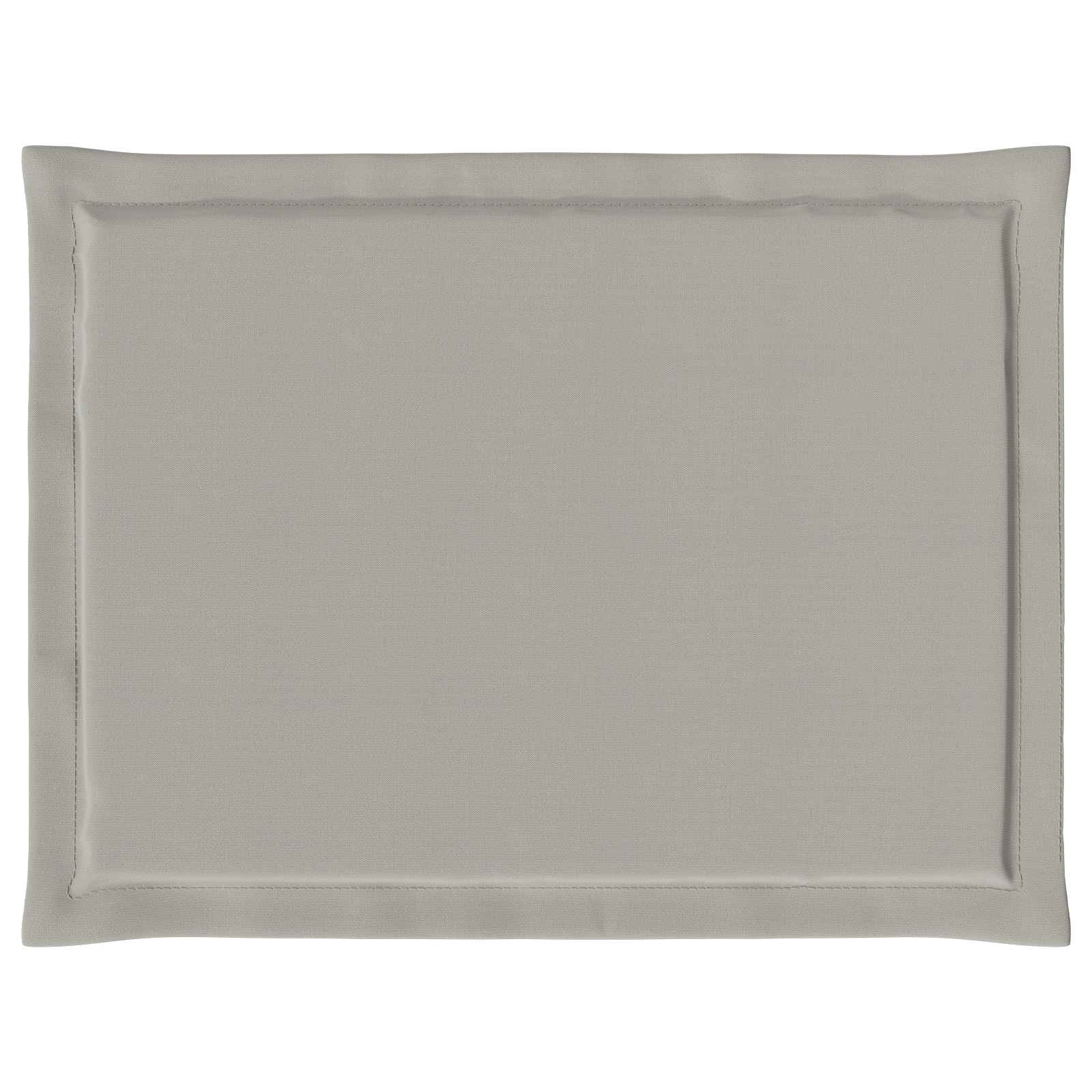 Cuscini per Seduta 4 pz Poliestere Grigio Chiaro 47 x 36 x 2 cm