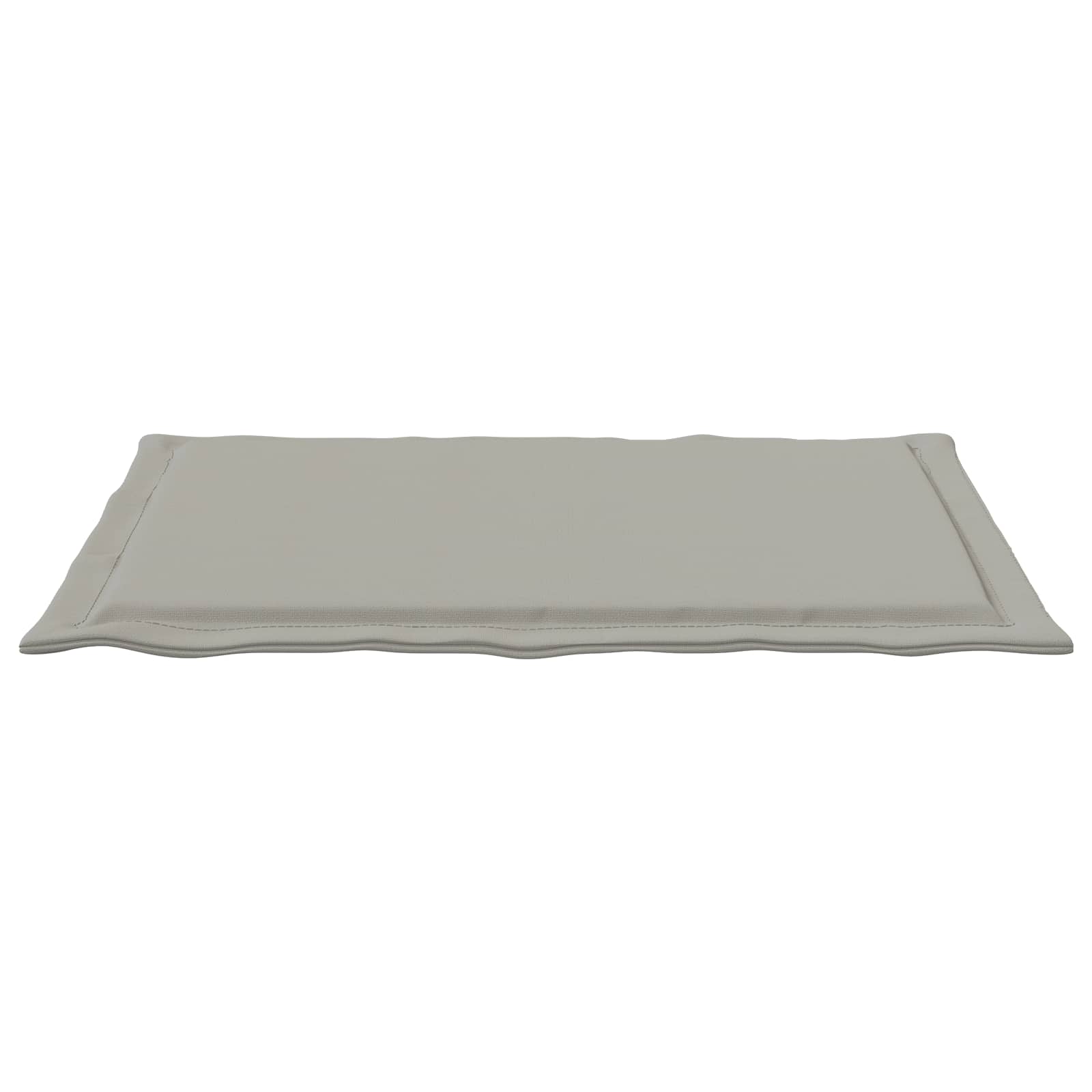 Cuscini per Seduta 4 pz Poliestere Grigio Chiaro 47 x 36 x 2 cm