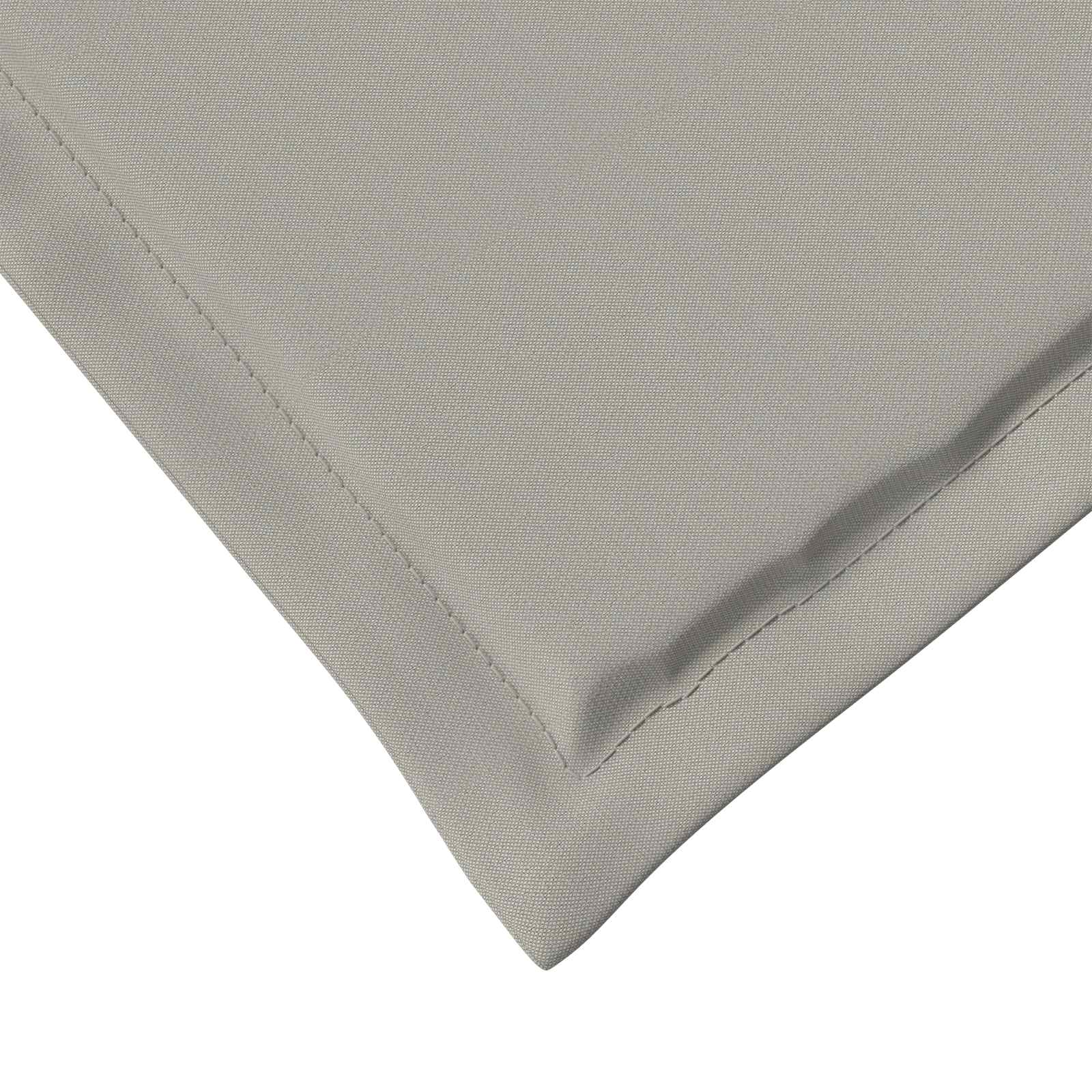 Cuscini per Seduta 4 pz Poliestere Grigio Chiaro 47 x 36 x 2 cm