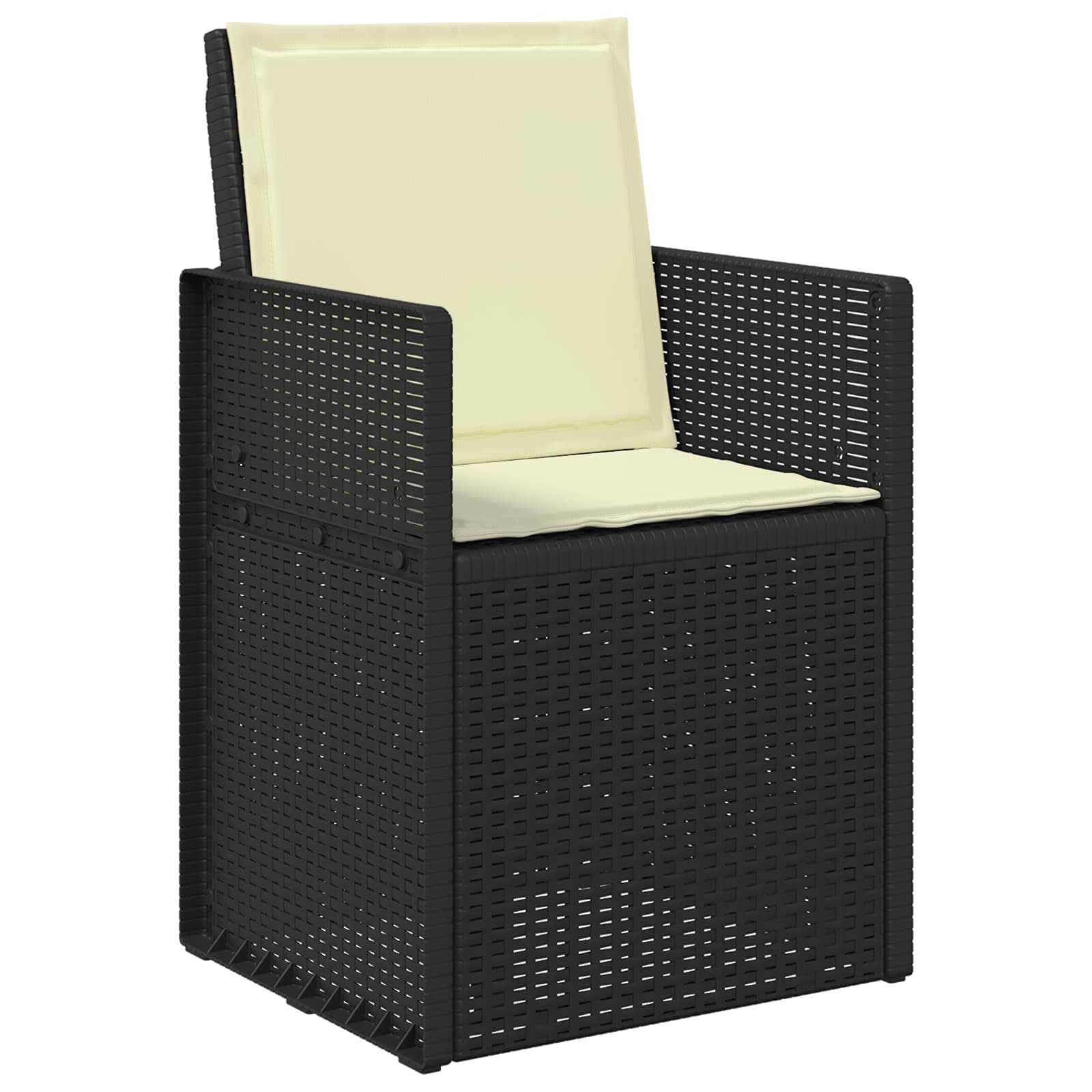 Cuscini per Seduta e Schienale Poliestere Crema 47 x 45 x 2 cm