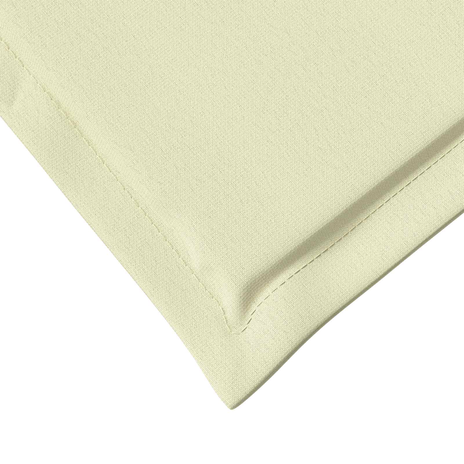Cuscini per Seduta e Schienale Poliestere Crema 47 x 45 x 2 cm