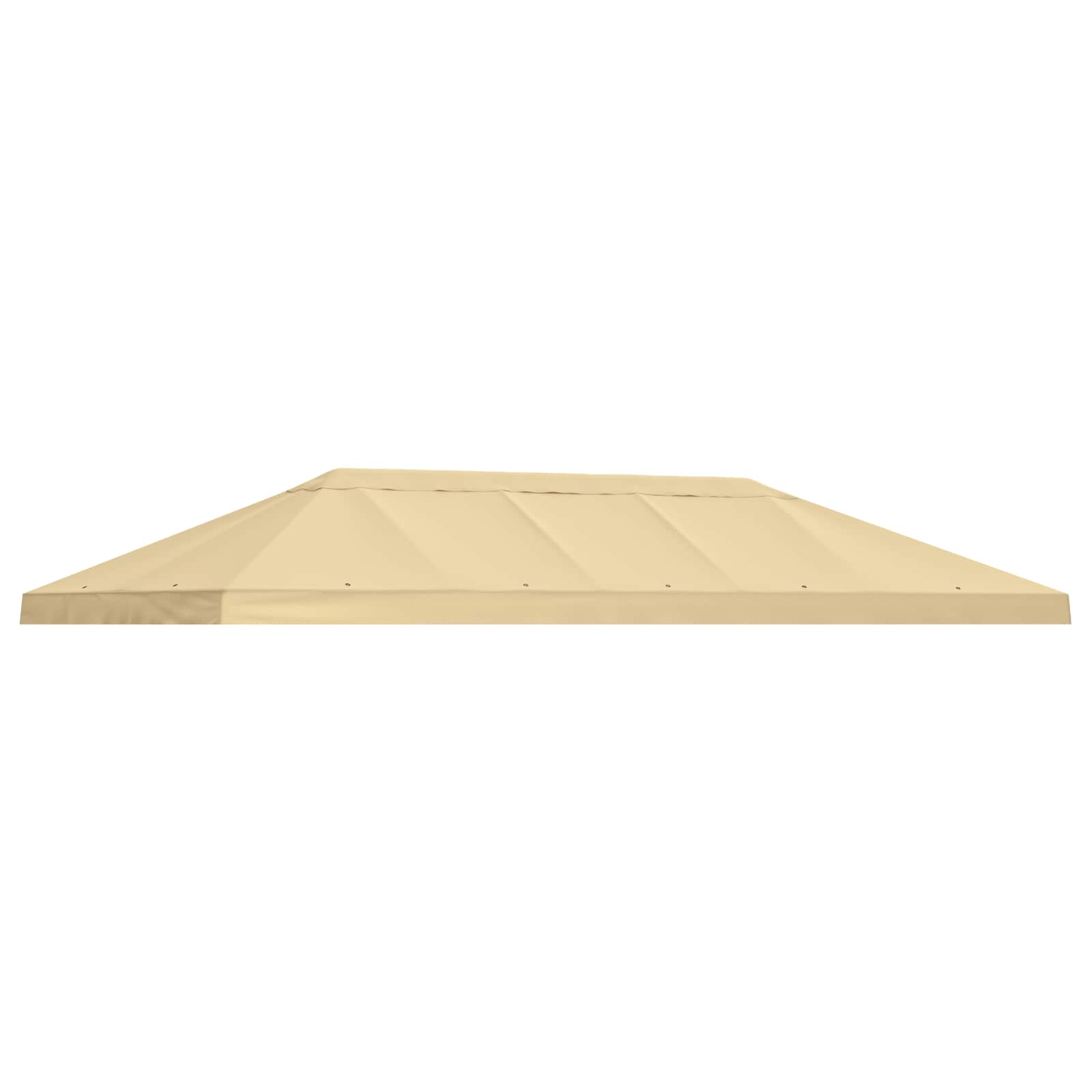 Copertura Tenda Gazebo 6 x 3 m Crema Poliestere 190 gsm