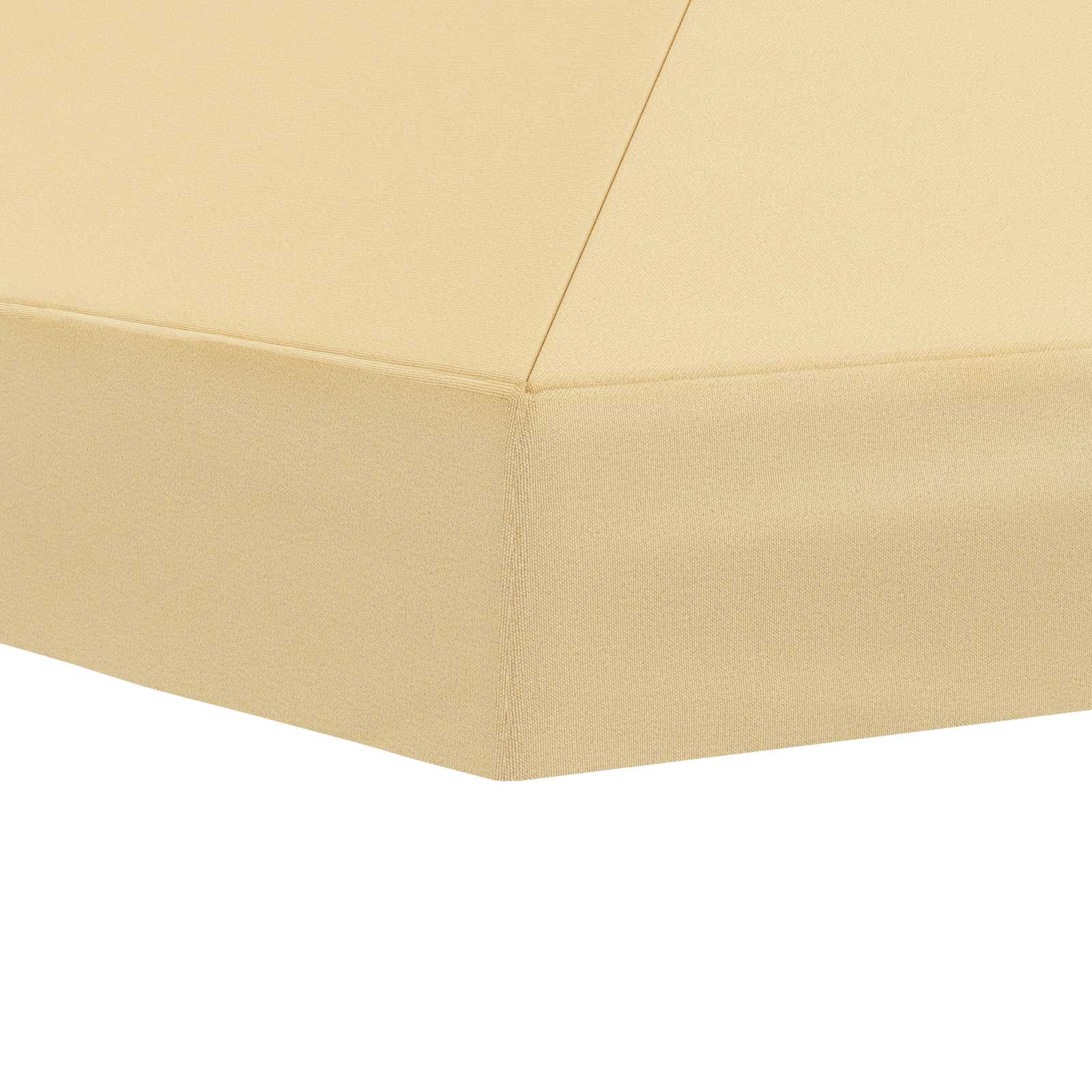 Copertura Tenda Gazebo 6 x 3 m Crema Poliestere 190 gsm