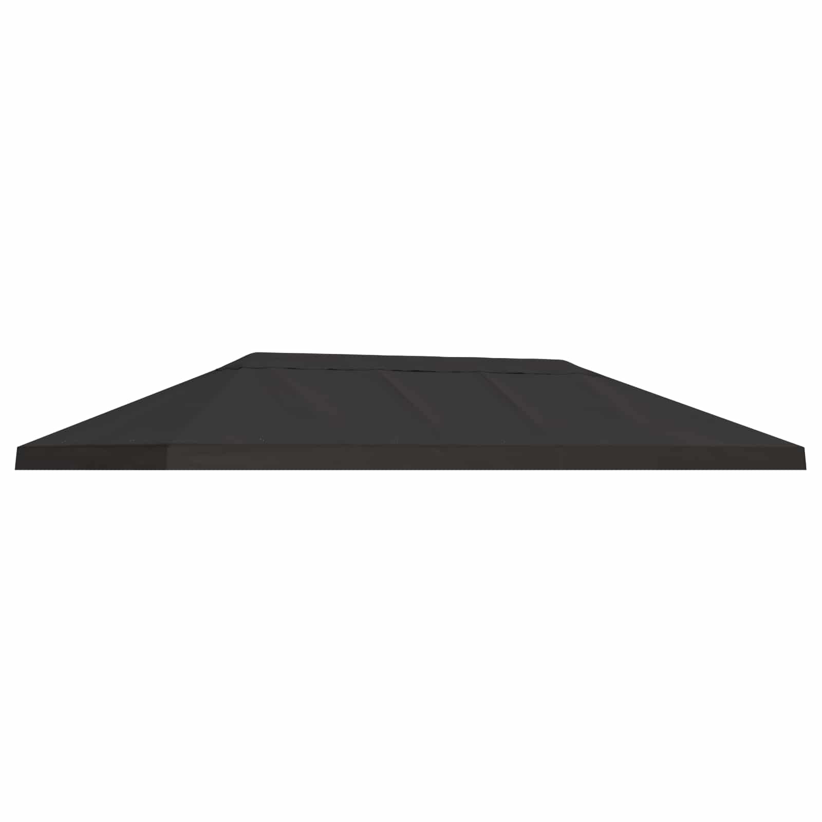 Copertura Tenda Gazebo 6 x 3 m Antracite Poliestere 190 gsm