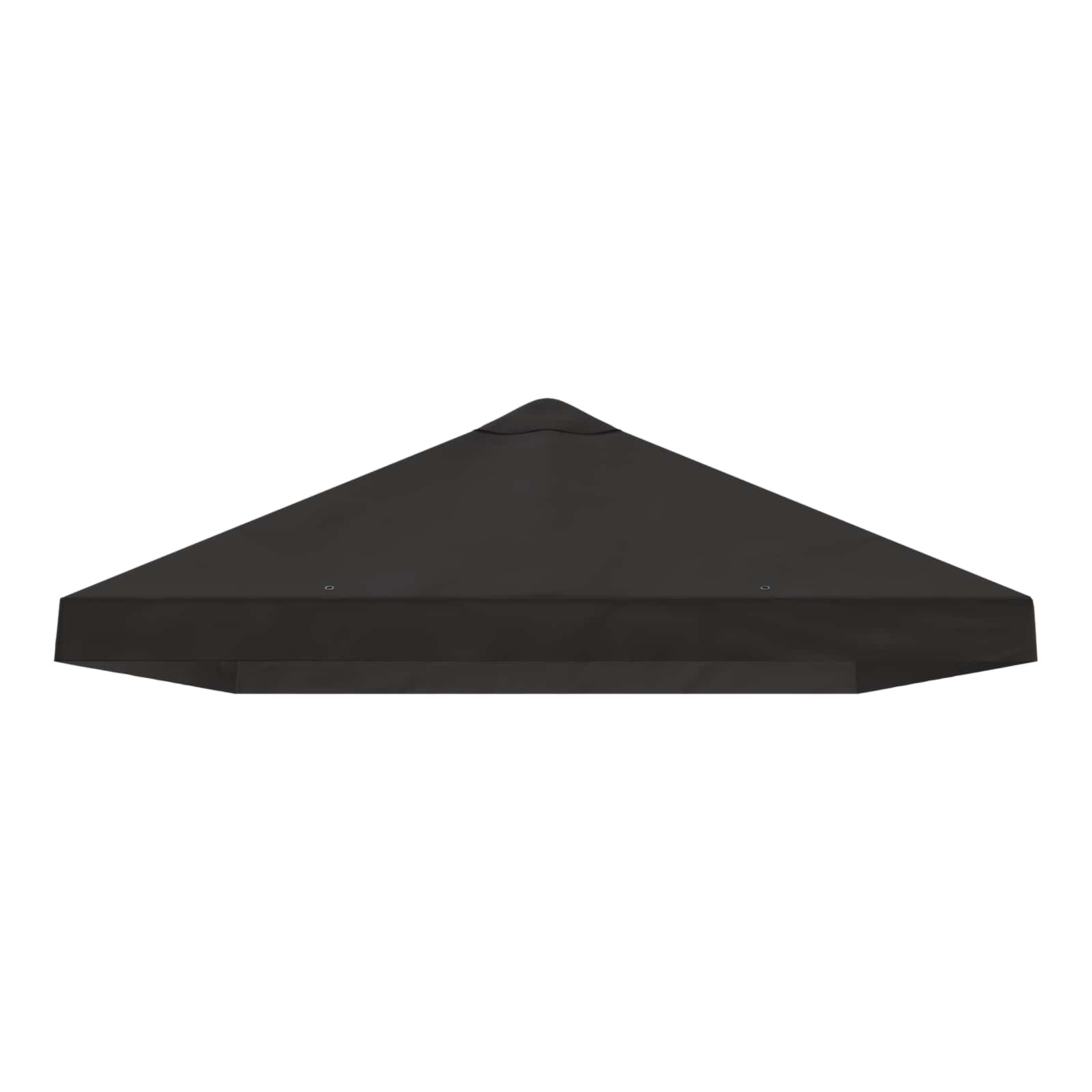 Copertura Tenda Gazebo 6 x 3 m Antracite Poliestere 190 gsm