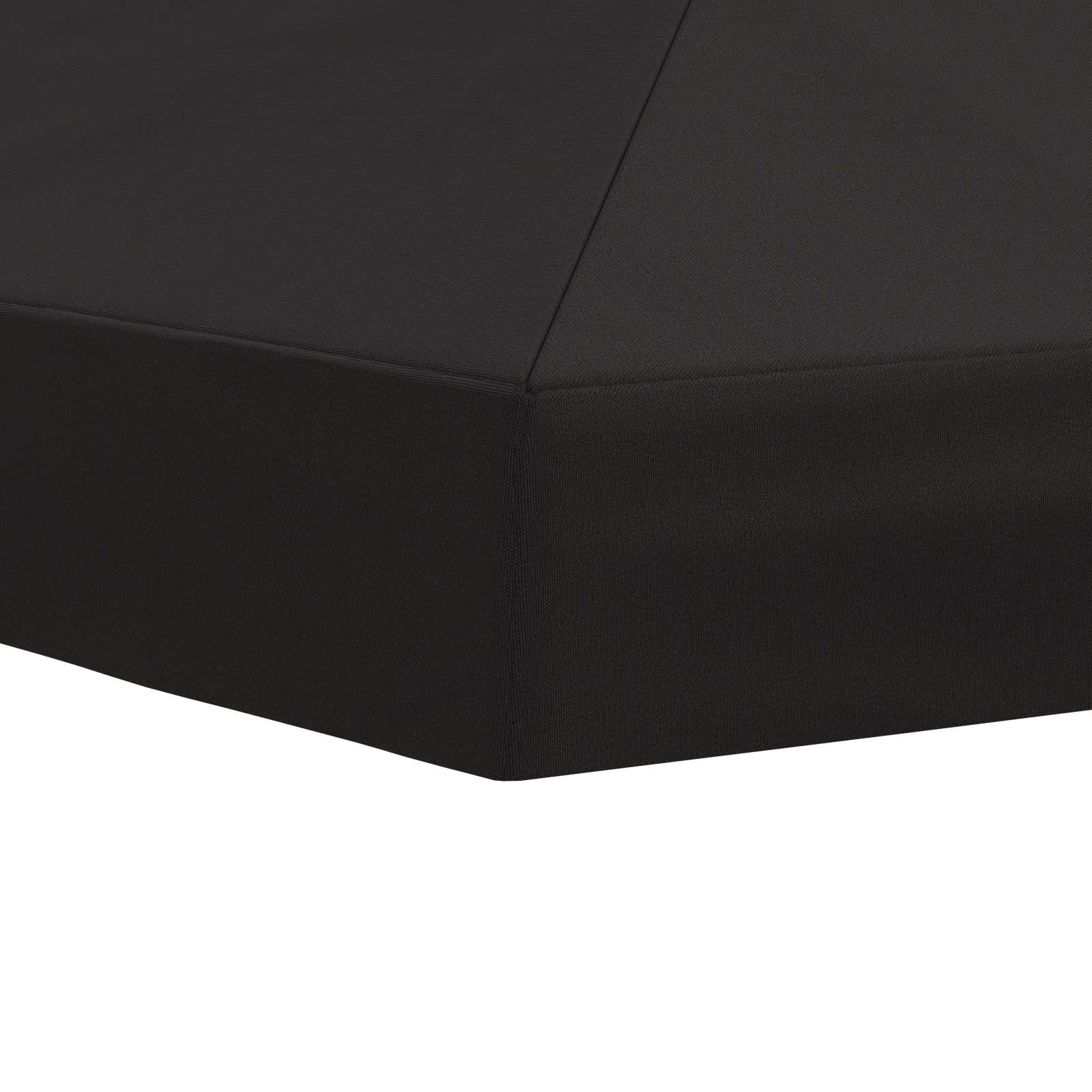 Copertura Tenda Gazebo 6 x 3 m Antracite Poliestere 190 gsm