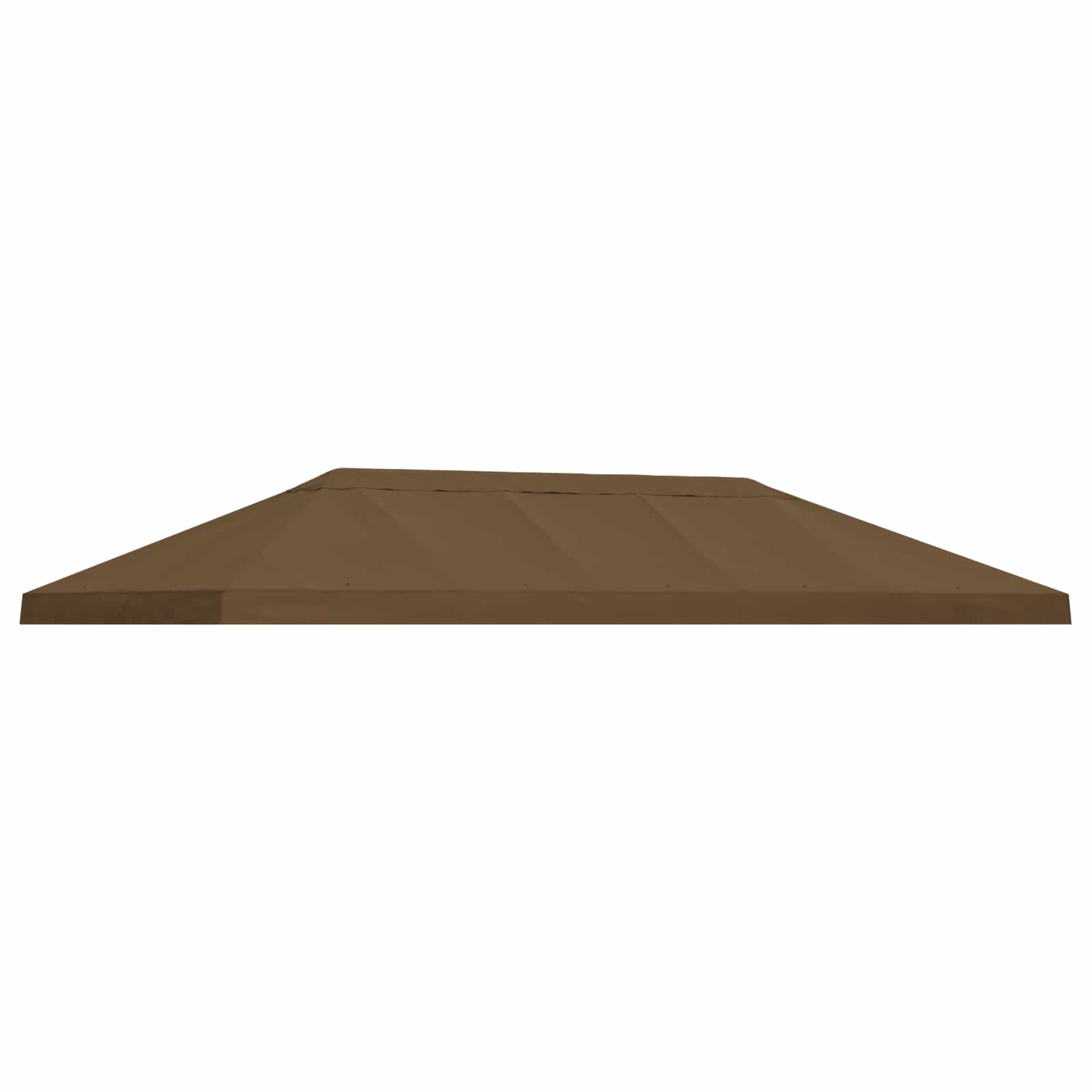 Copertura Tenda Gazebo 6 x 3 m Tortora Poliestere 190 gsm