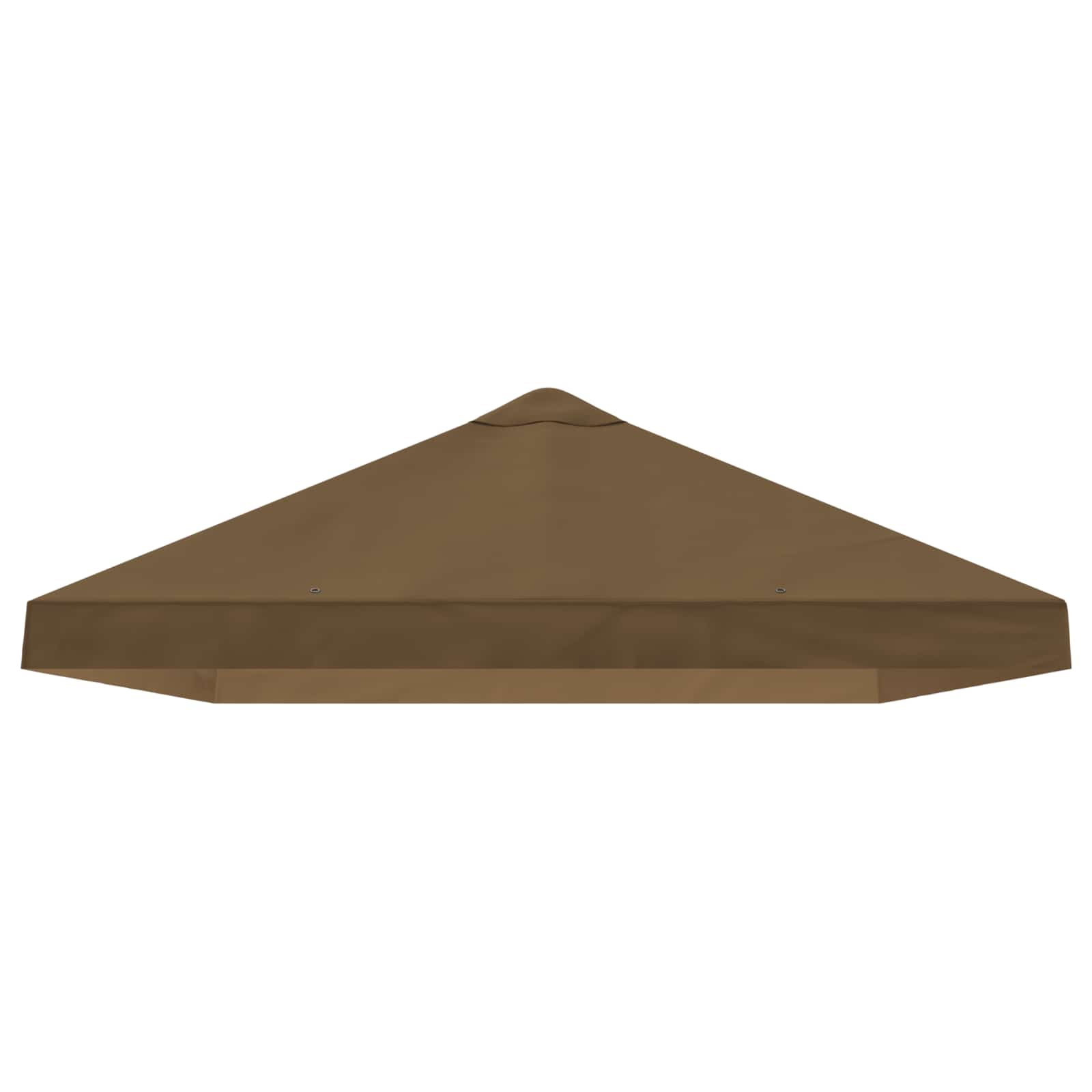 Copertura Tenda Gazebo 6 x 3 m Tortora Poliestere 190 gsm