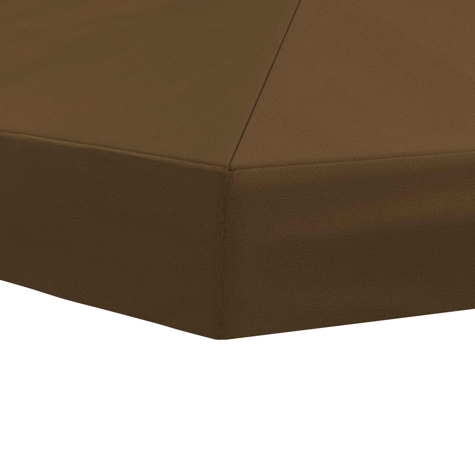 Copertura Tenda Gazebo 6 x 3 m Tortora Poliestere 190 gsm