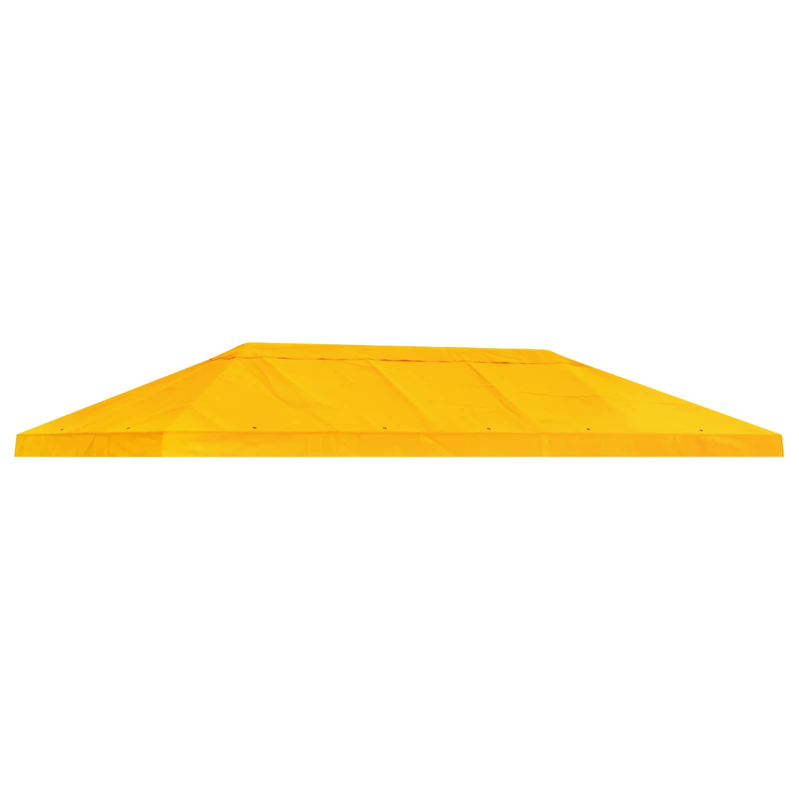 Copertura Tenda Gazebo 6 x 3 m Giallo Poliestere 190 gsm