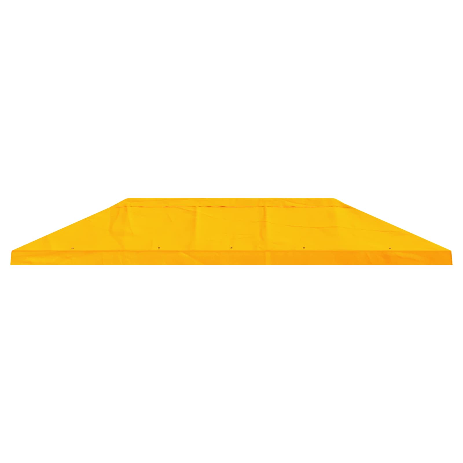 Copertura Tenda Gazebo 6 x 3 m Giallo Poliestere 190 gsm