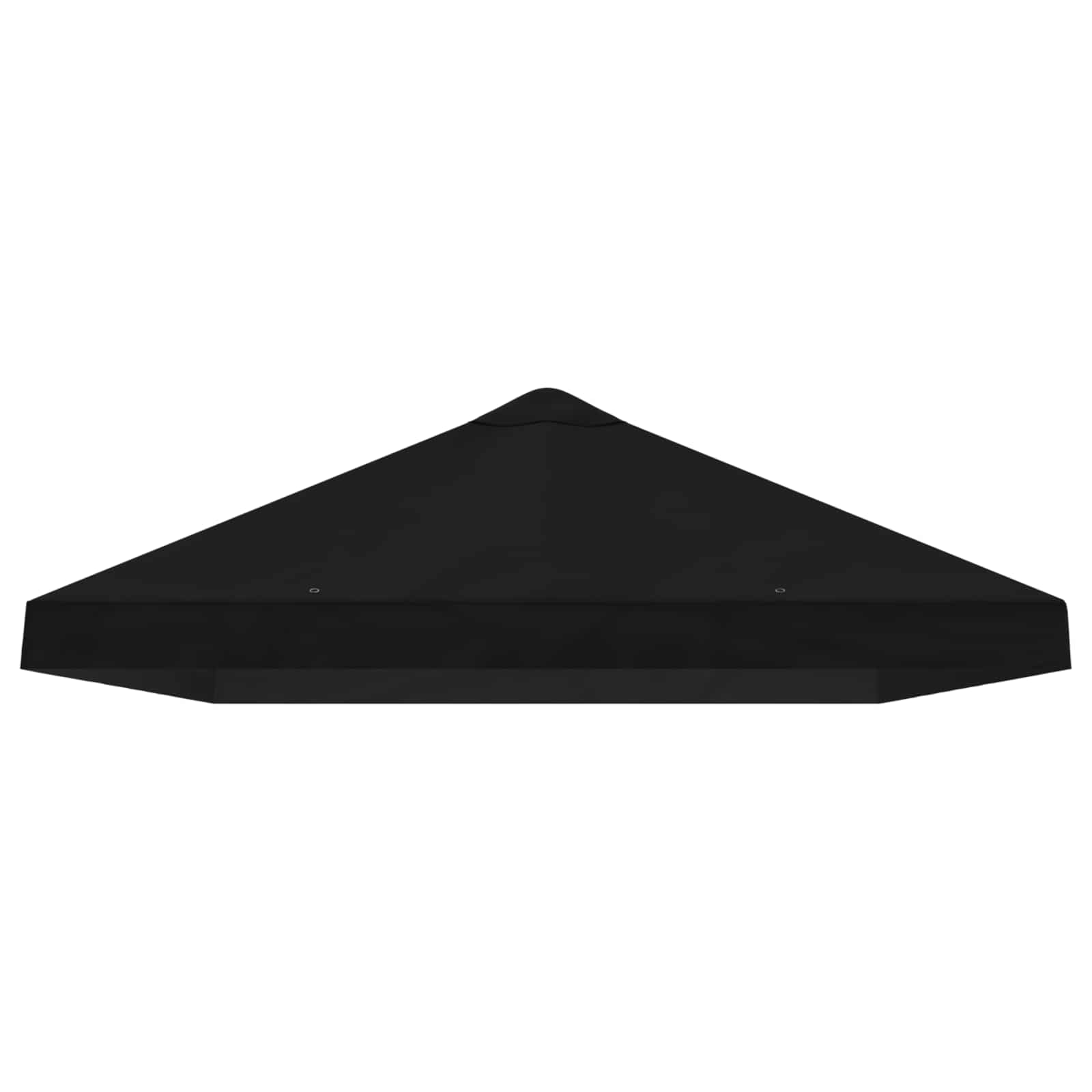 Copertura gazebo nera 600 x 300 cm in poliestere 190 gsm
