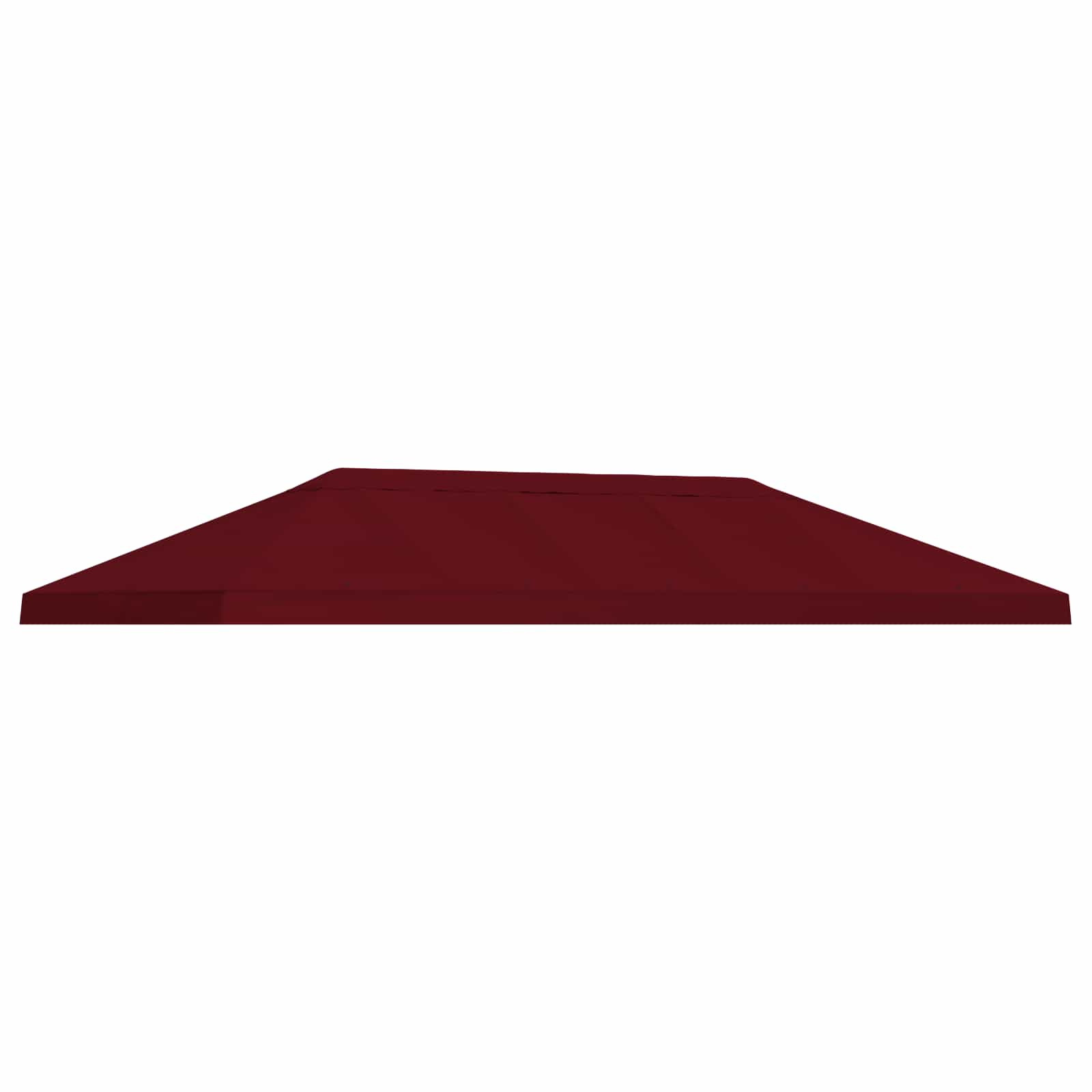 Copertura Tenda Gazebo 6 x 3 m Borgogna Poliestere 190 gsm