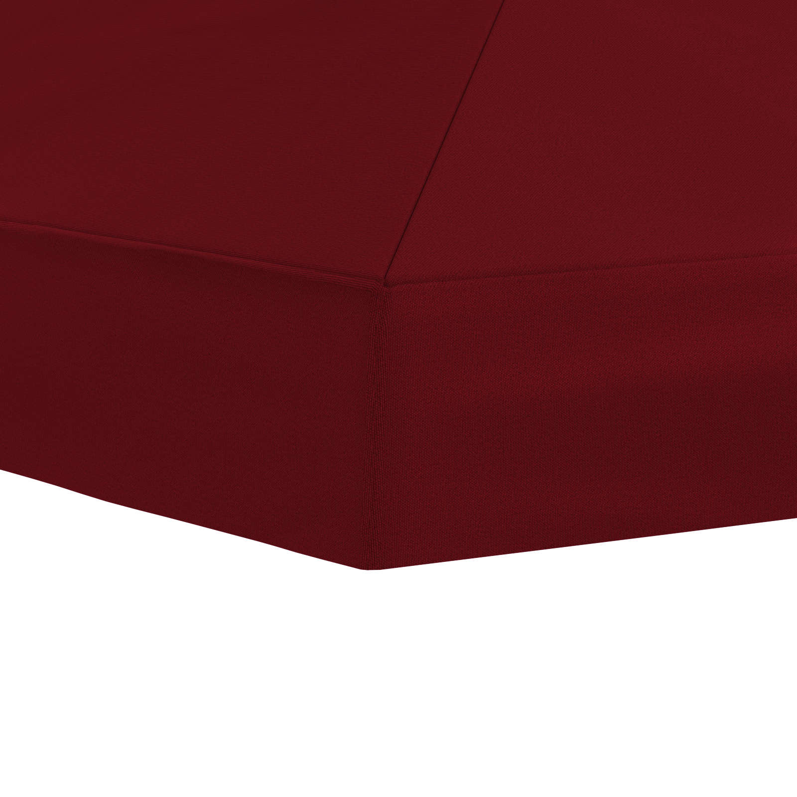Copertura Tenda Gazebo 6 x 3 m Borgogna Poliestere 190 gsm