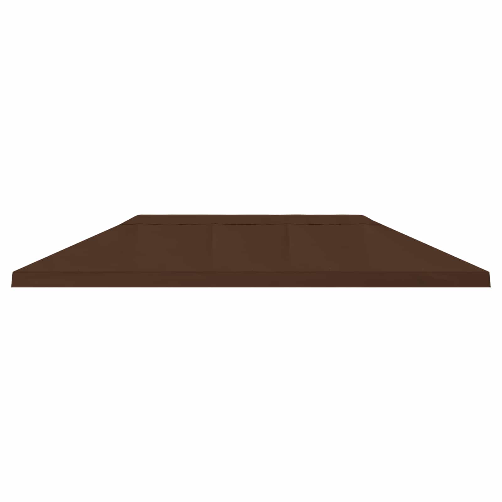 Copertura Tenda Gazebo 6 x 3 m Marrone Poliestere 190 gsm
