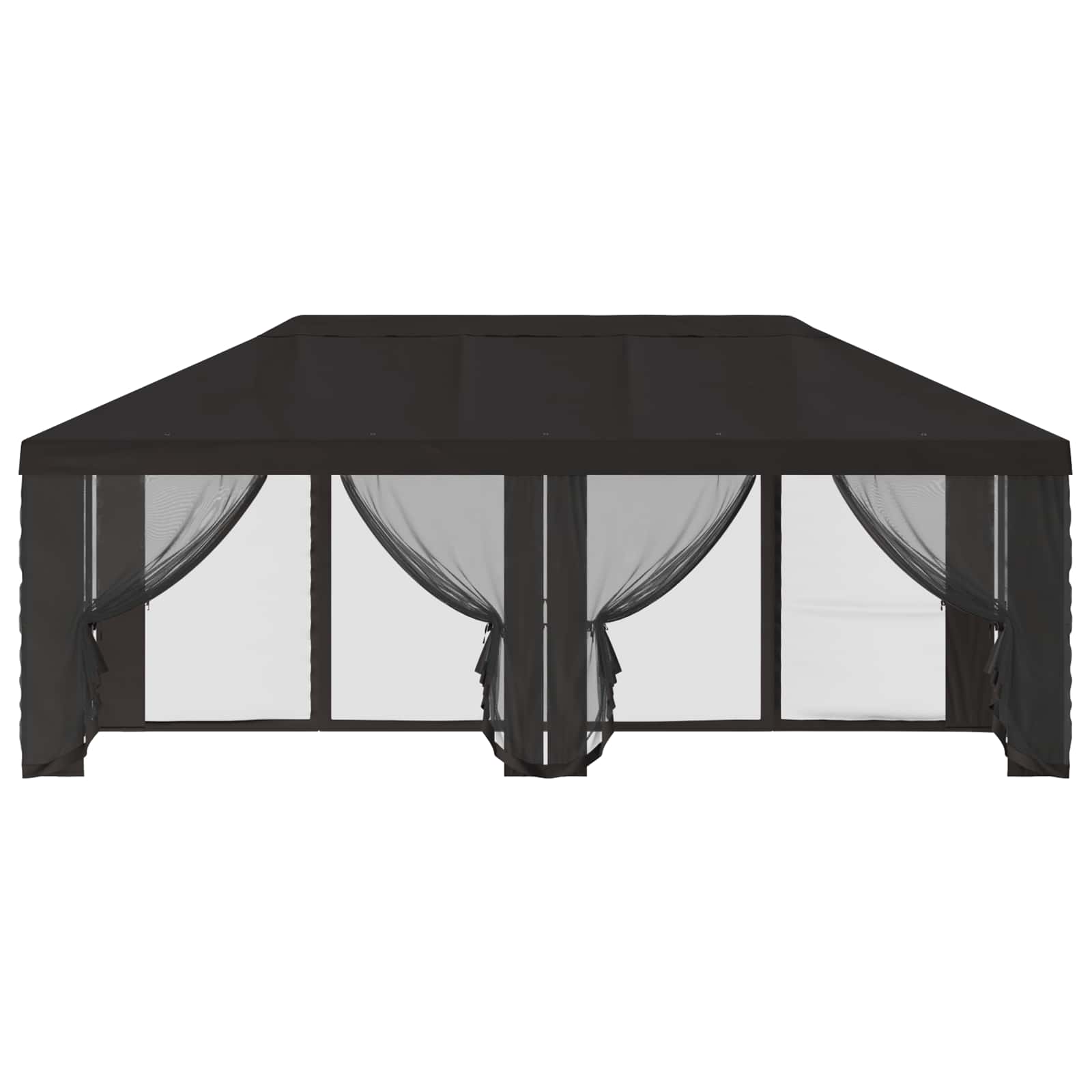 Copertura Gazebo con Pareti Laterali 6 x 3 m Antracite