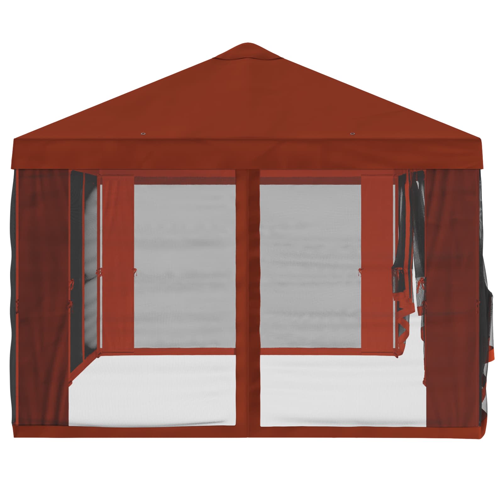 Copertura Gazebo con Pareti Laterali 6 x 3 m Terracotta