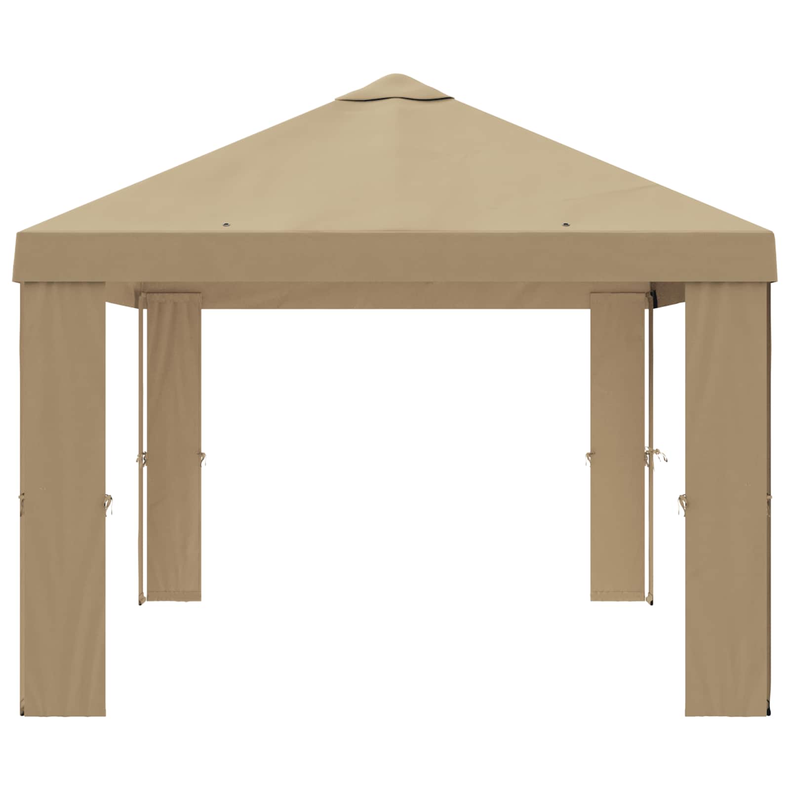 Copertura per Gazebo 6 x 3 m Beige Poliestere 190 gsm
