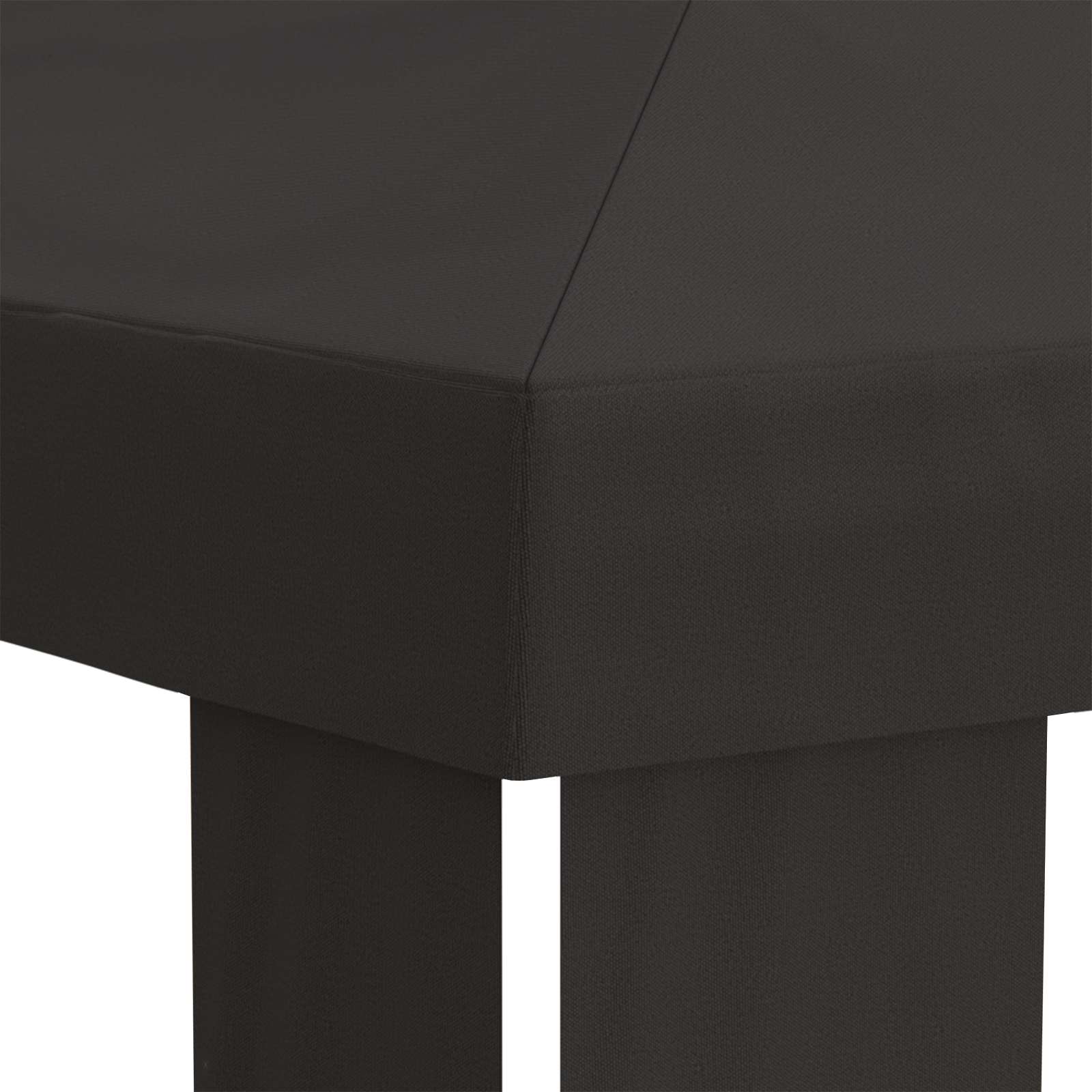 Copertura per Gazebo 6 x 3 m Antracite Poliestere 190 gsm