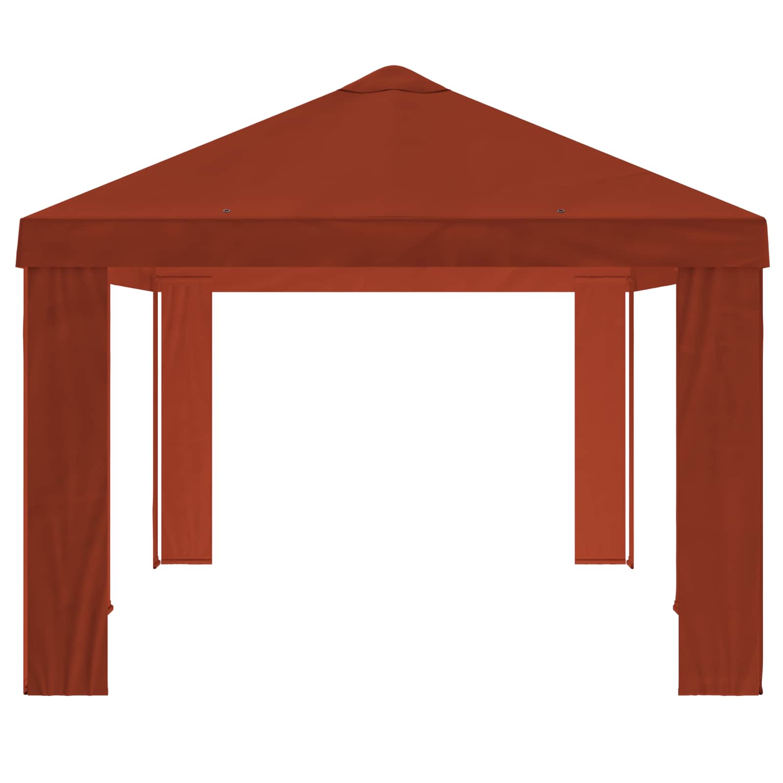 Copertura per Gazebo 6 x 3 m Terracotta Poliestere 190 gsm