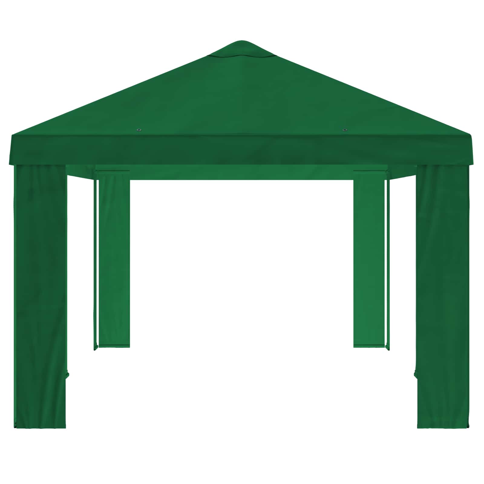 Copertura per Gazebo 6 x 3 m Verde Poliestere 190 gsm