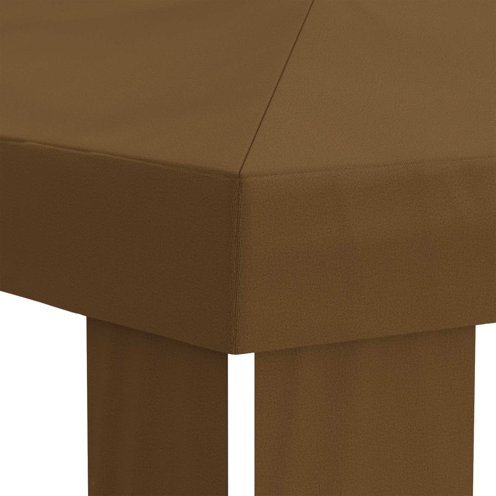 Copertura per Gazebo 6 x 3 m Tortora Poliestere 190 gsm